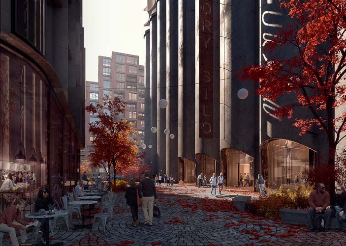 Victory Silos Condos: North Block in Toronto — rendering 4