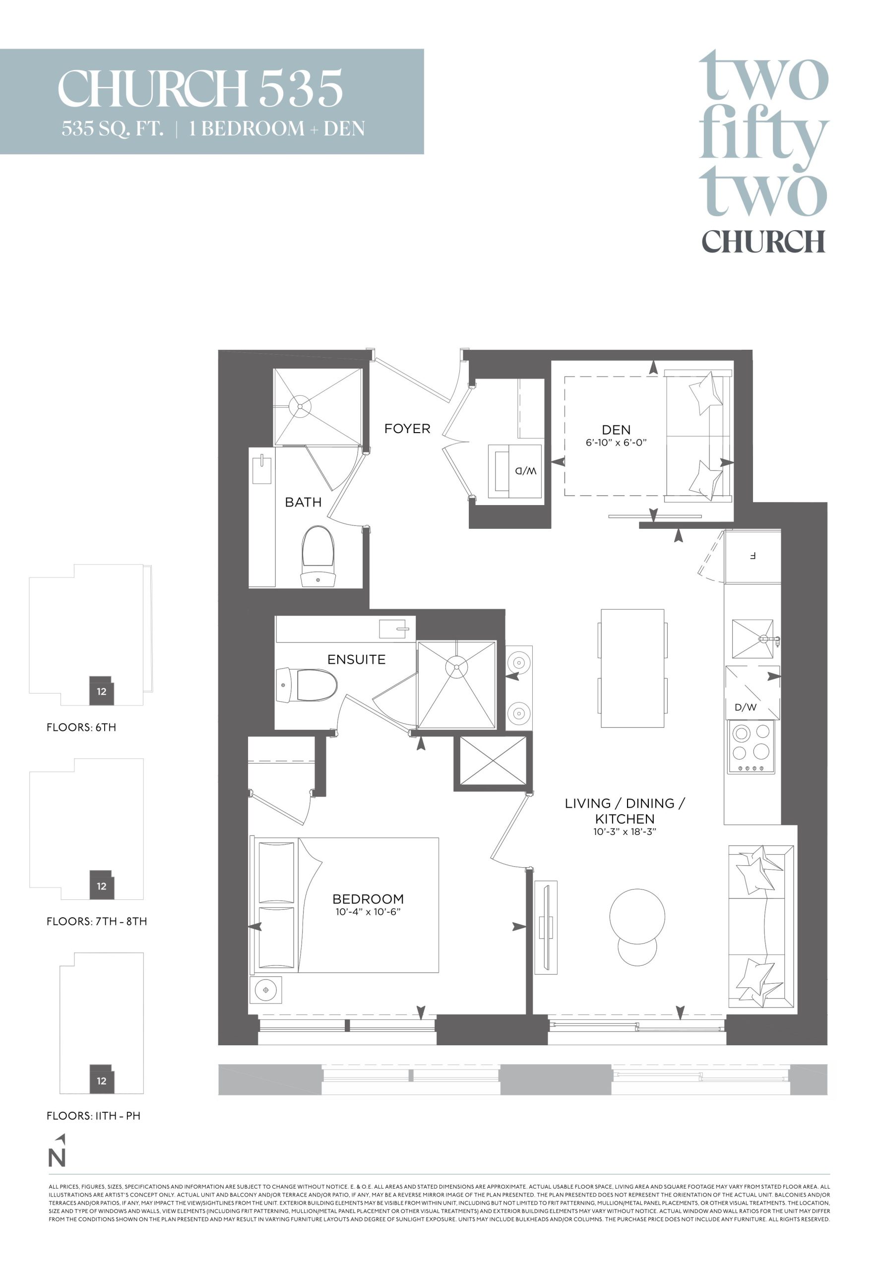 Church 535 floor plan