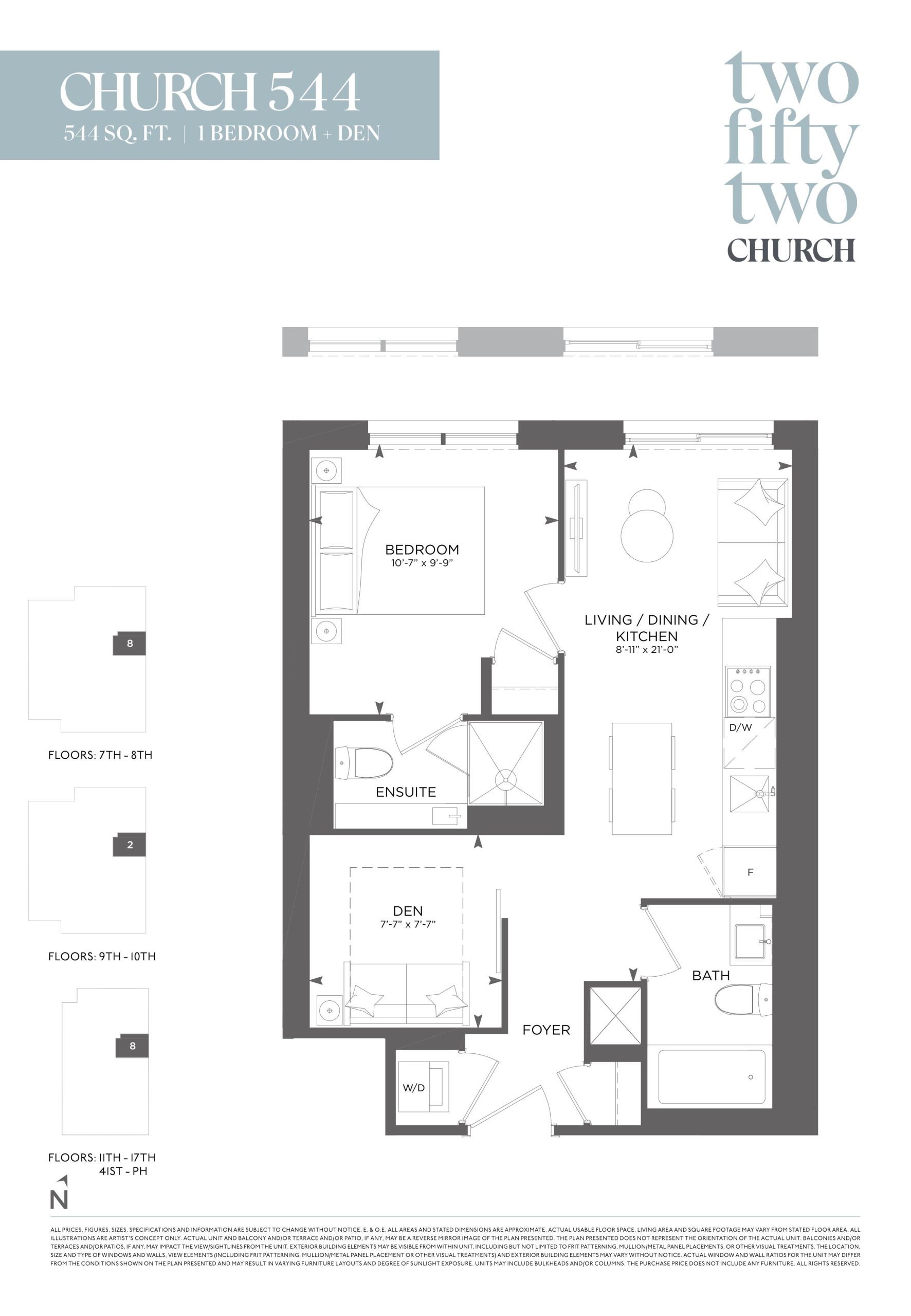 Church 544 floor plan