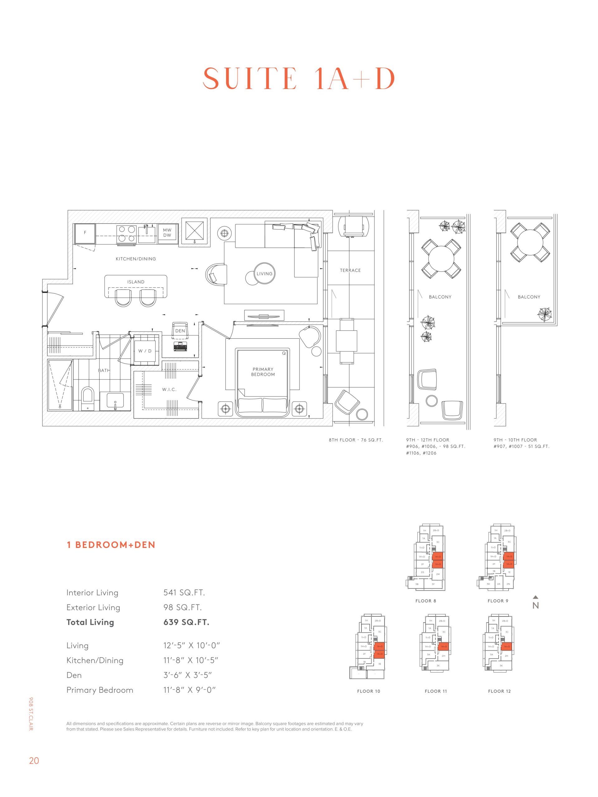 Suite 1A+D floor plan