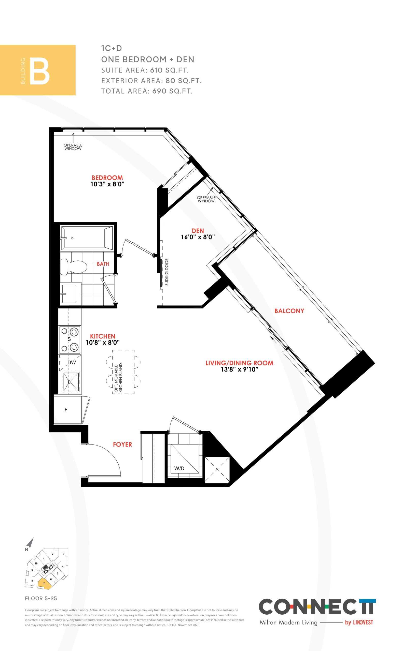 1C+D floor plan