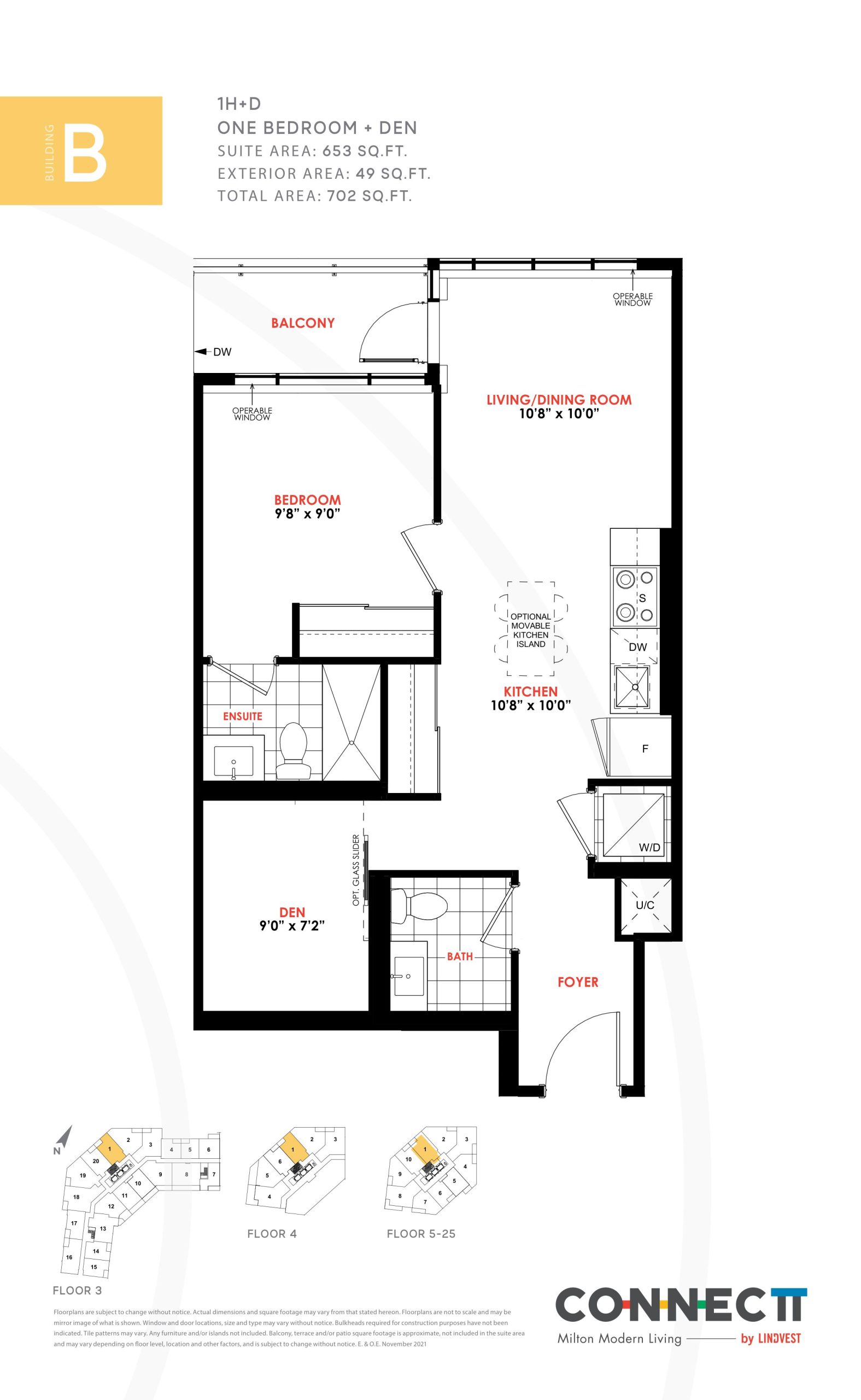 1H+D floor plan