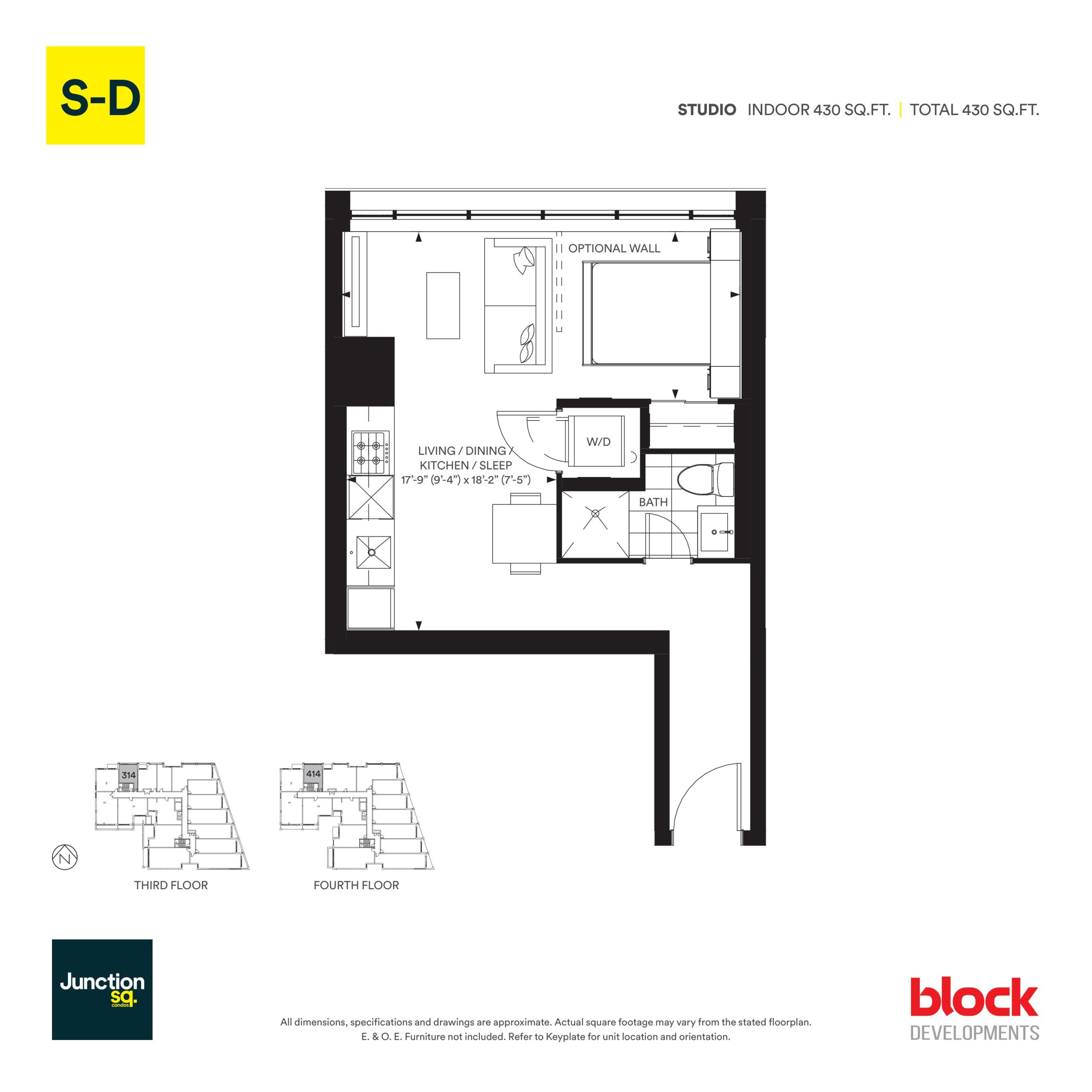 S-D floor plan