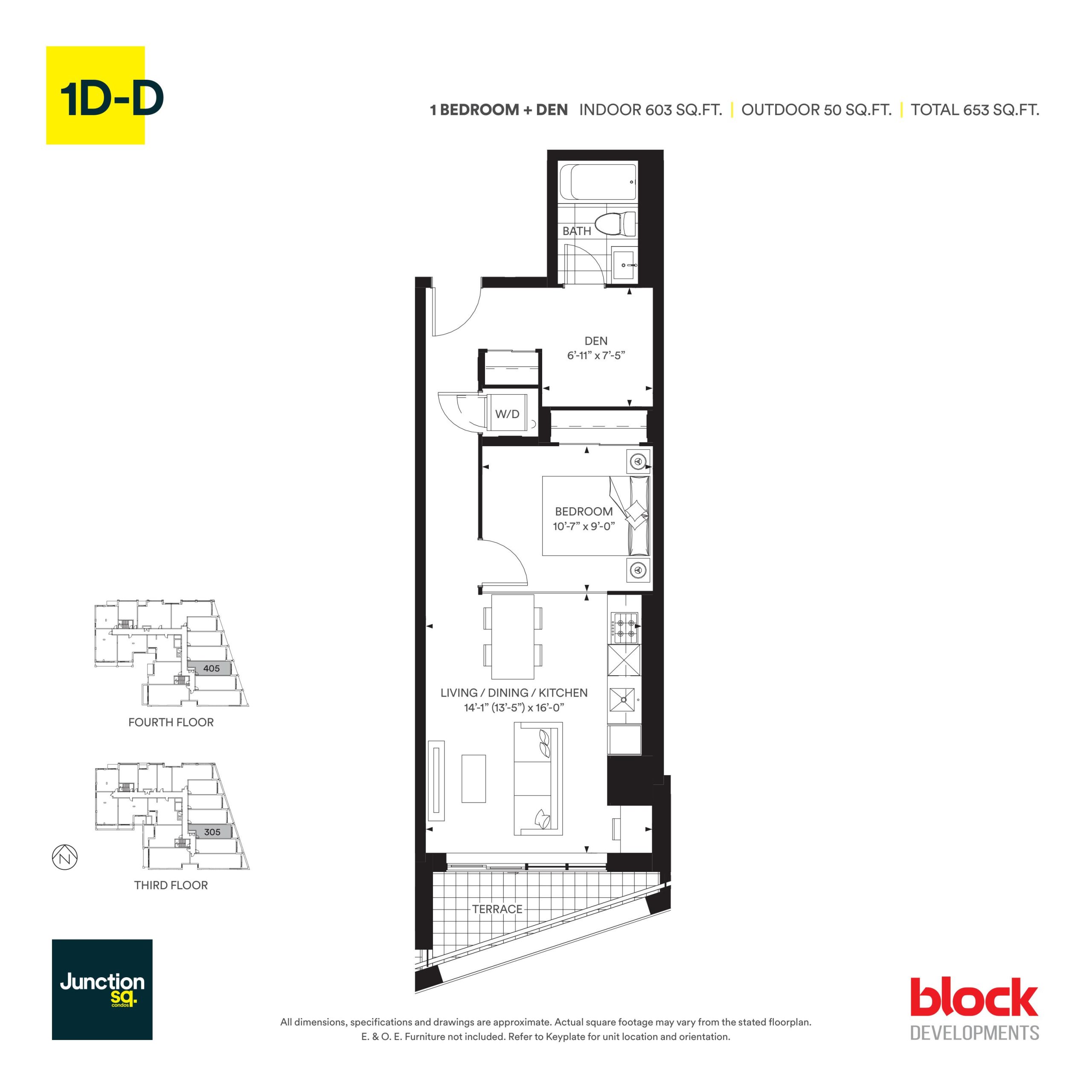 1D-D floor plan