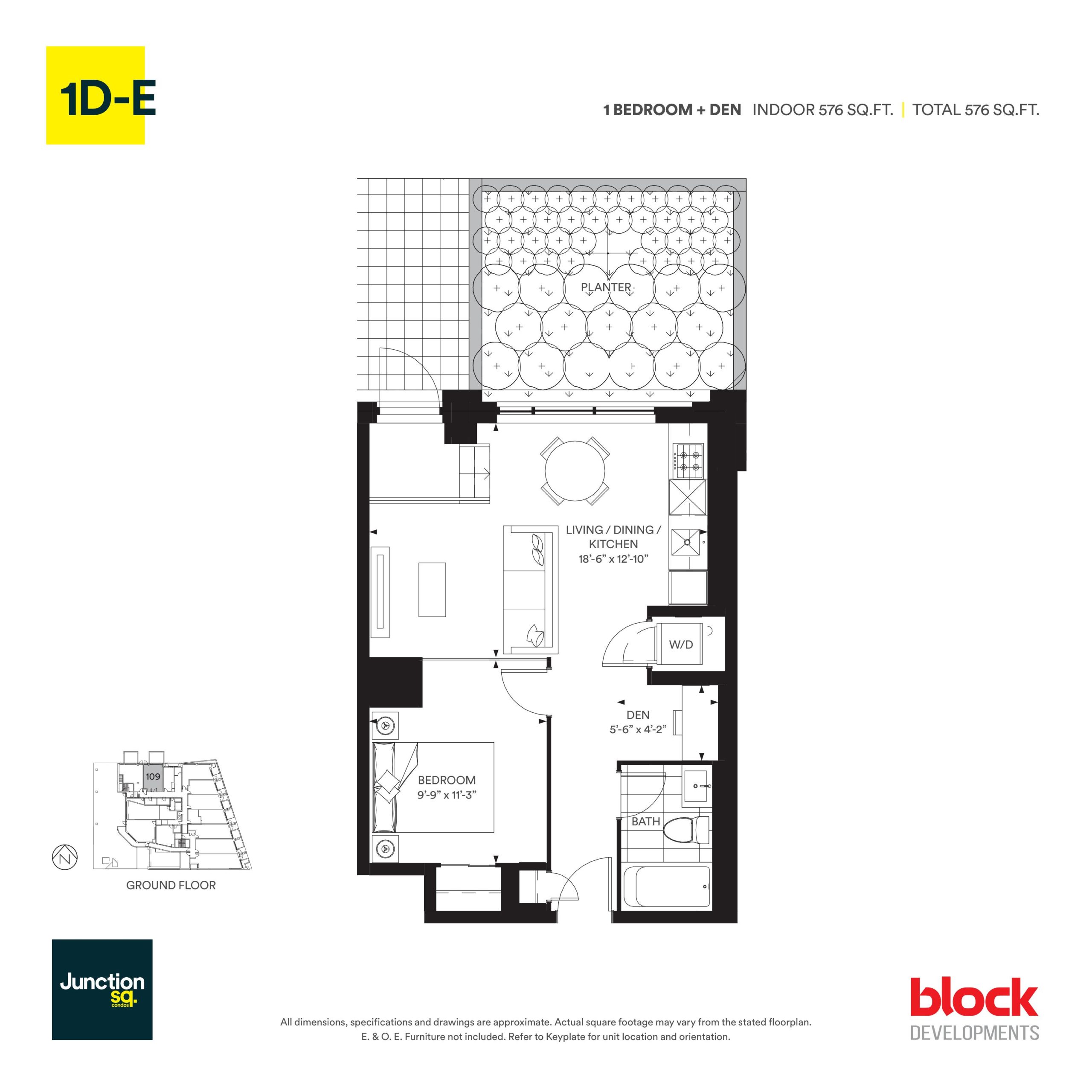 1D-E floor plan