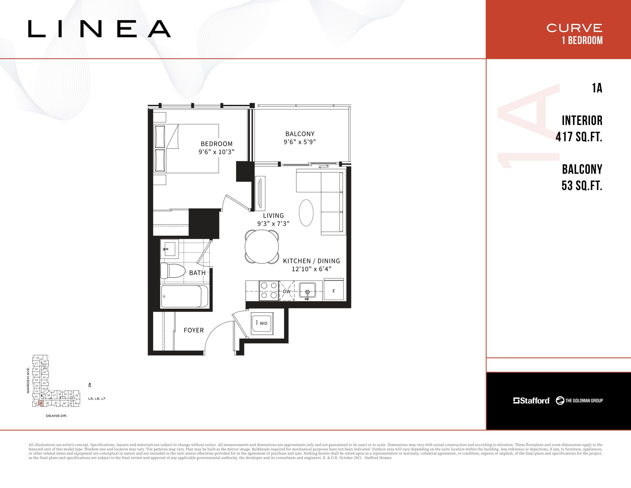 1A - Curve Collection floor plan