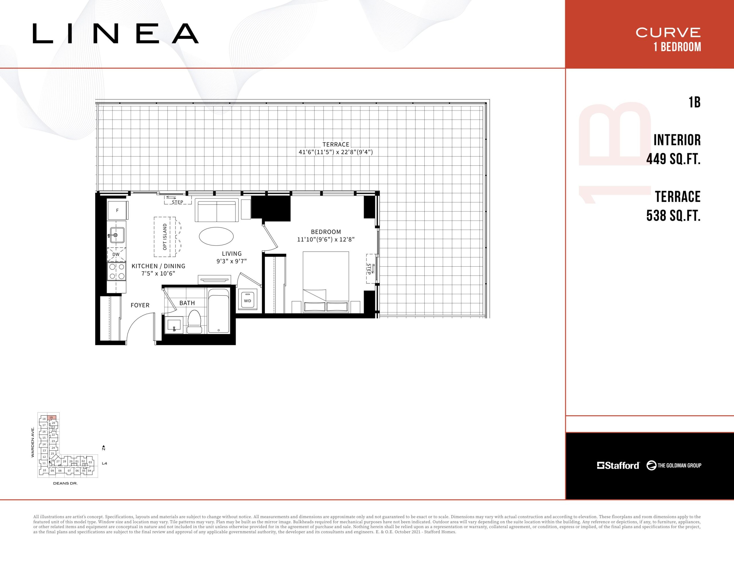1B - Curve Collection floor plan