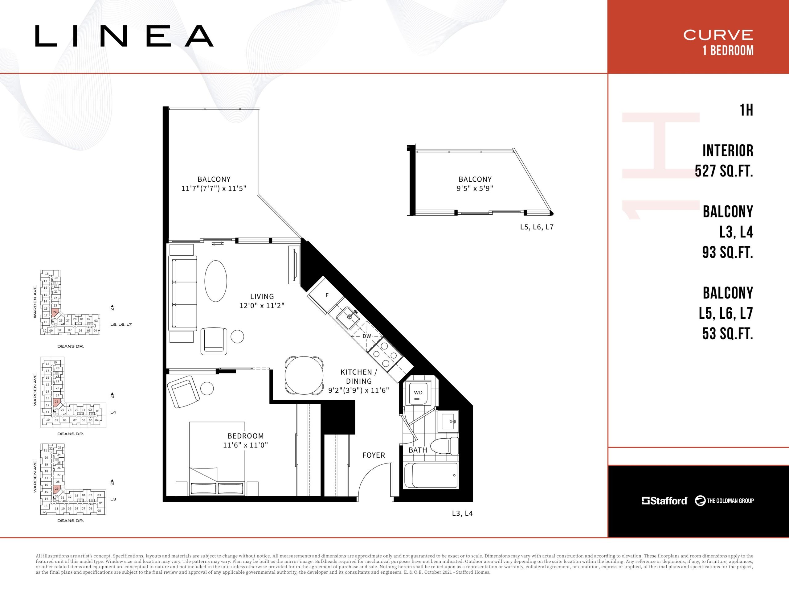 1H - Curve Collection floor plan