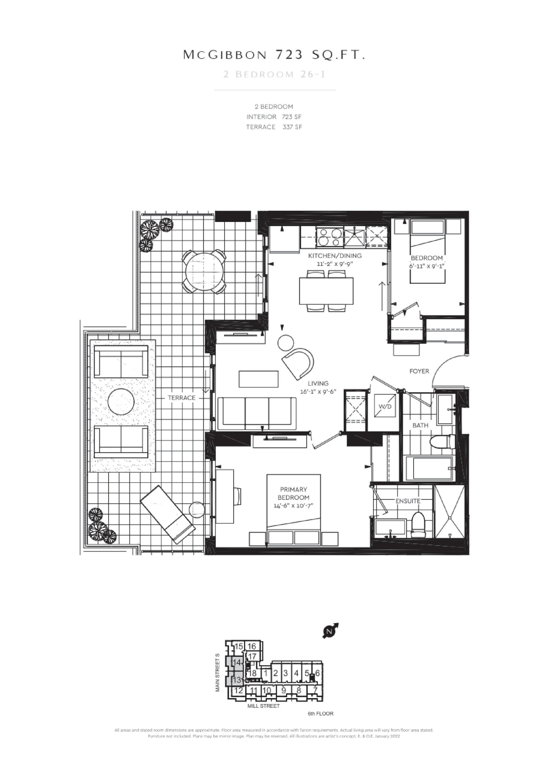McGibbon 723 sq.ft. floor plan