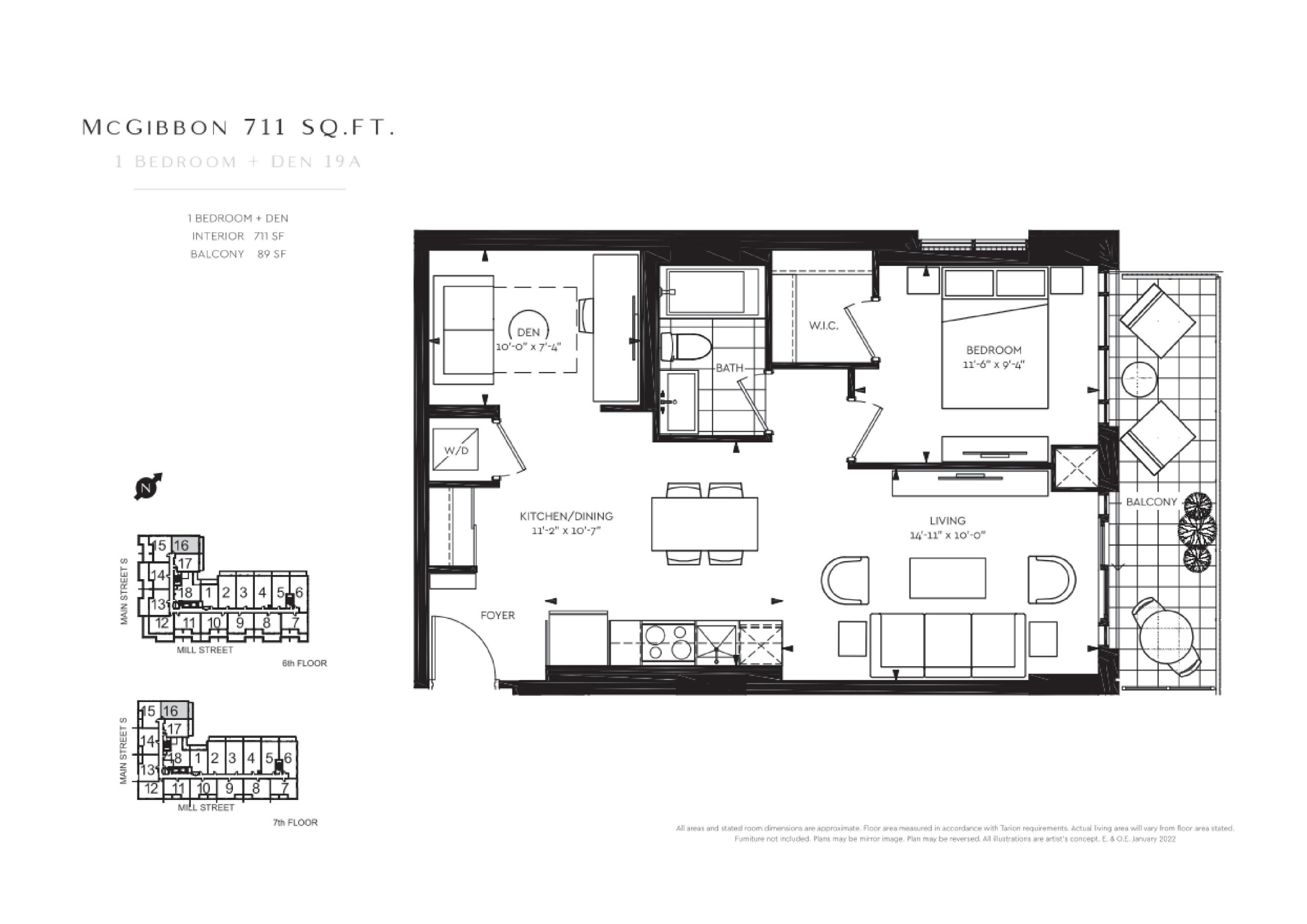 McGibbon 711 sq.ft. floor plan
