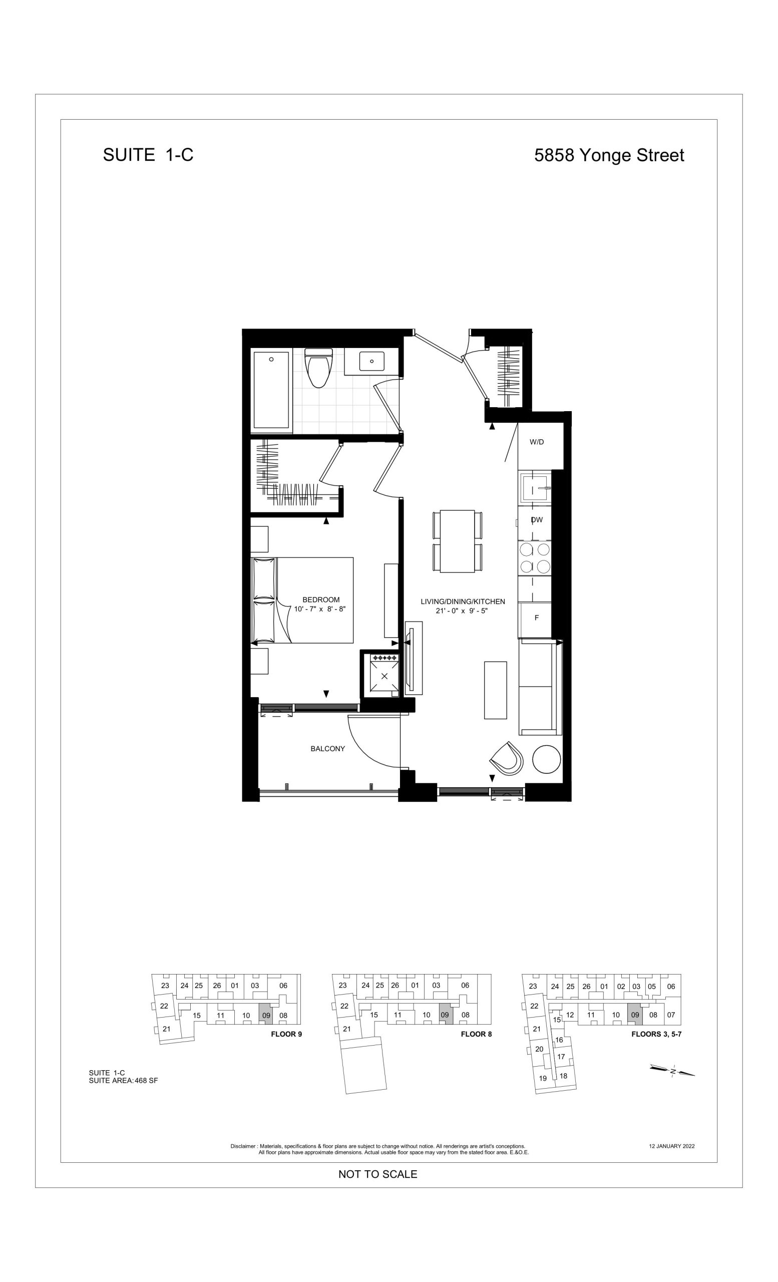 Suite 1-C floor plan