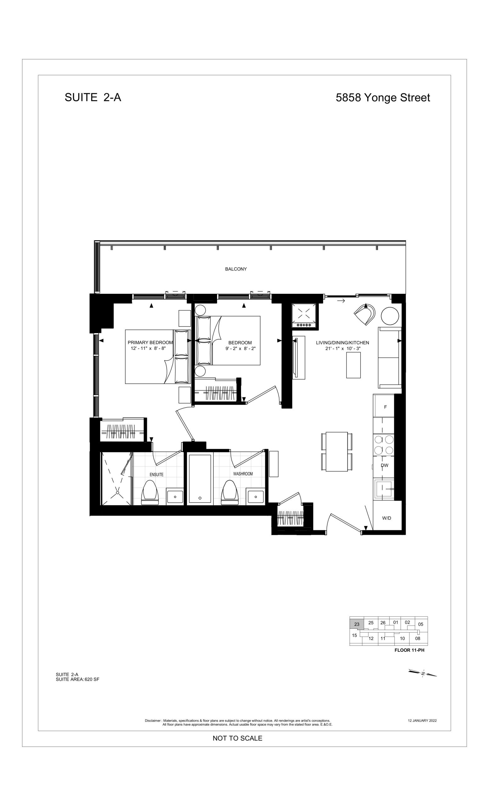 Suite 2-A floor plan