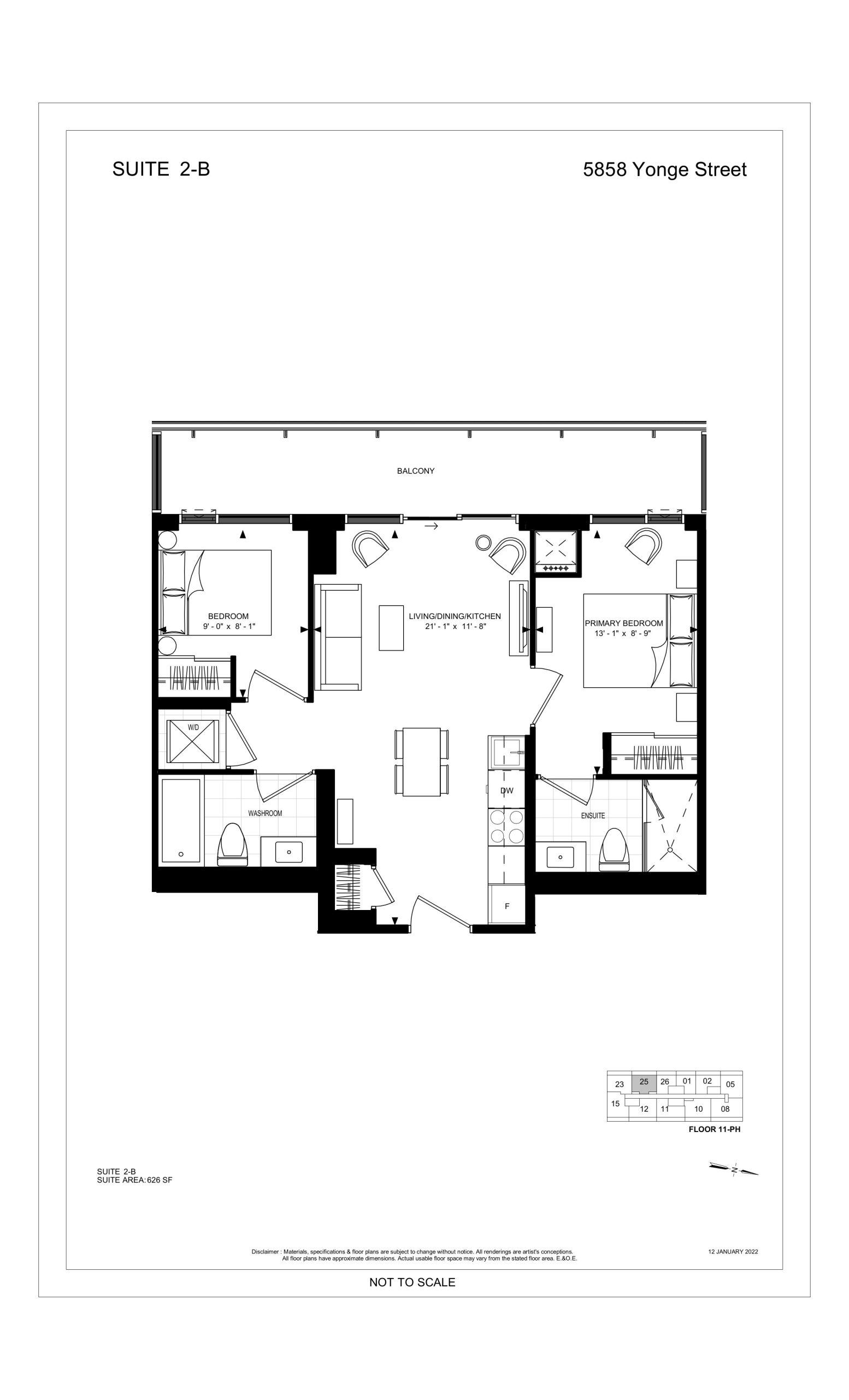 Suite 2-B floor plan