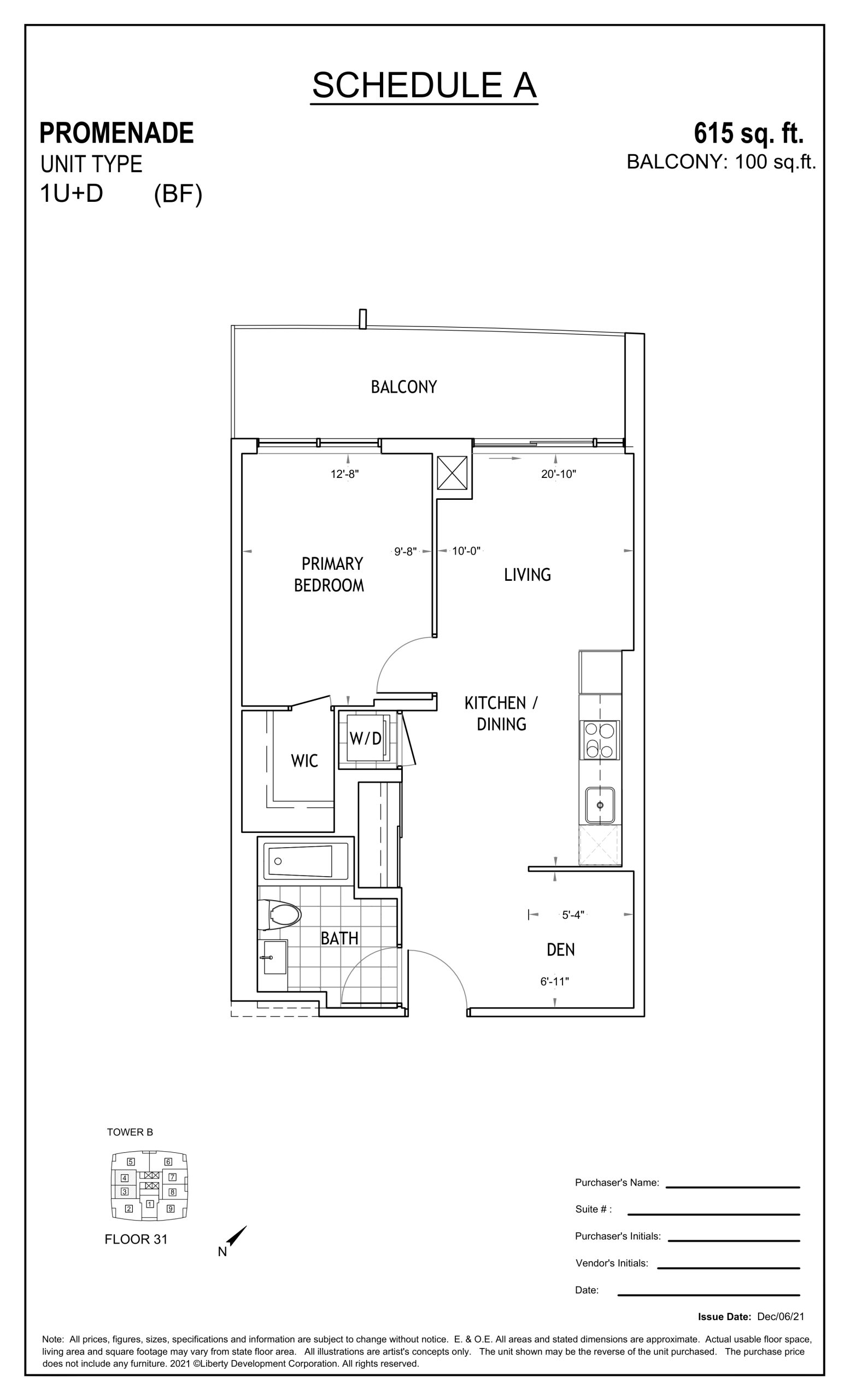 1U+D (BF) (Penthouse) floor plan