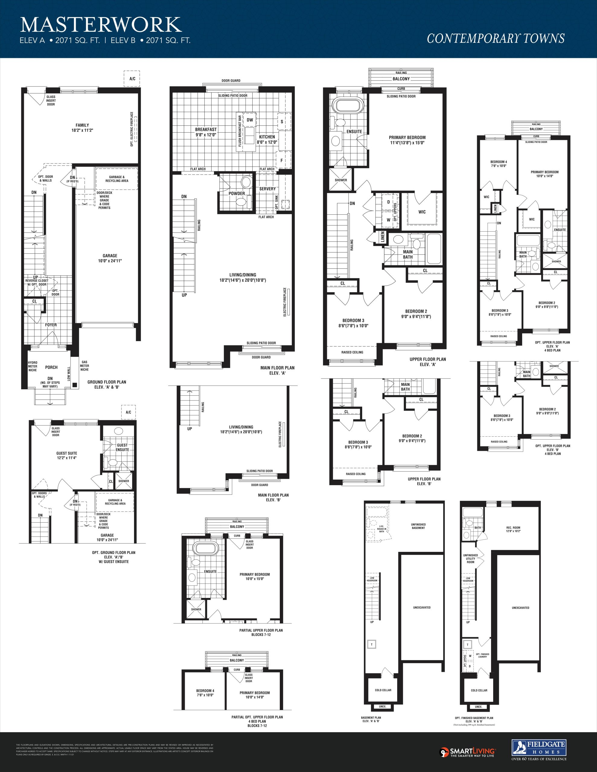 Masterwork floor plan