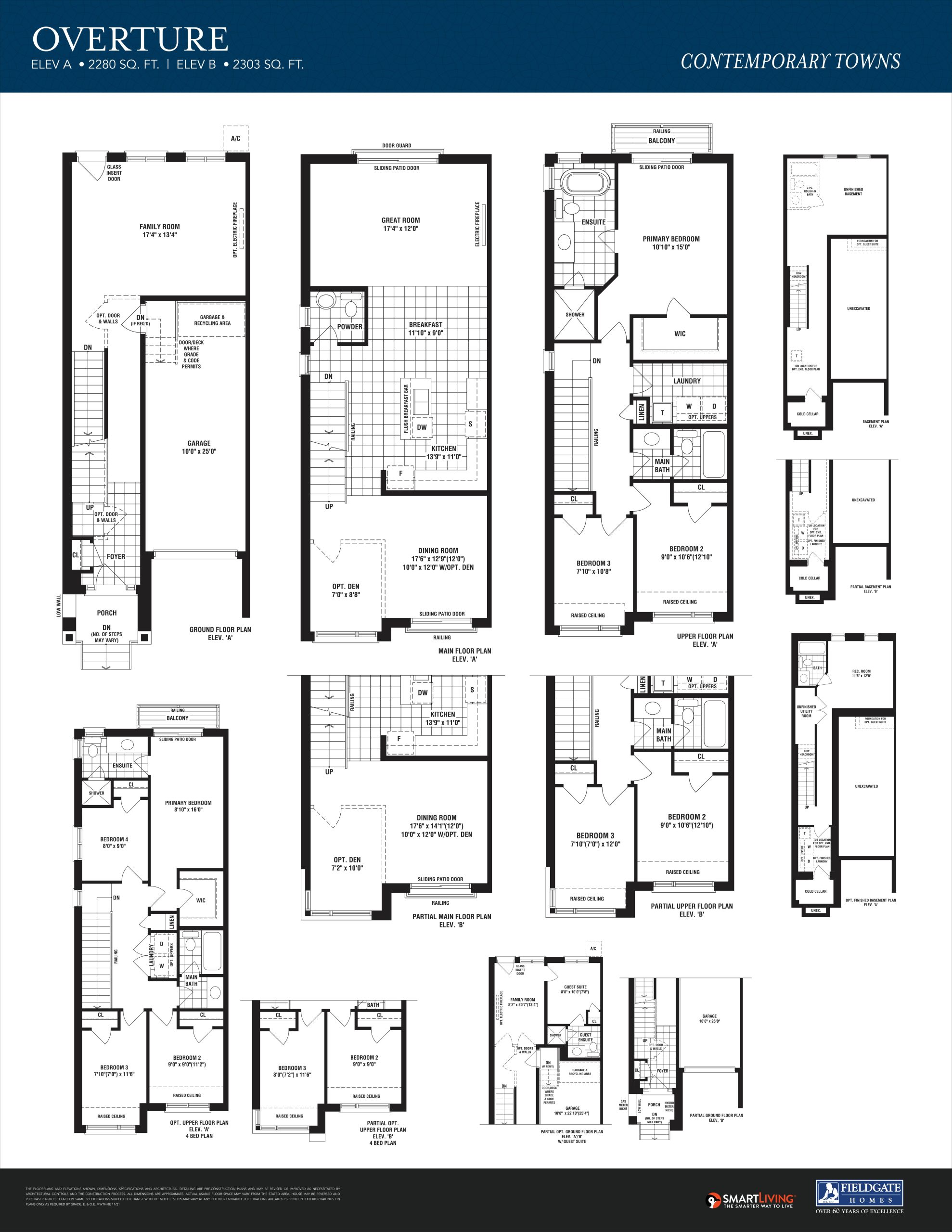 Overture floor plan