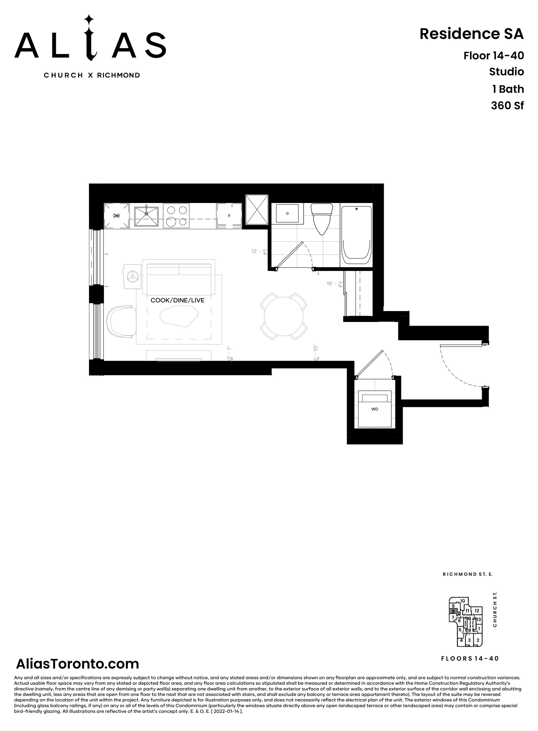 Residence SA floor plan