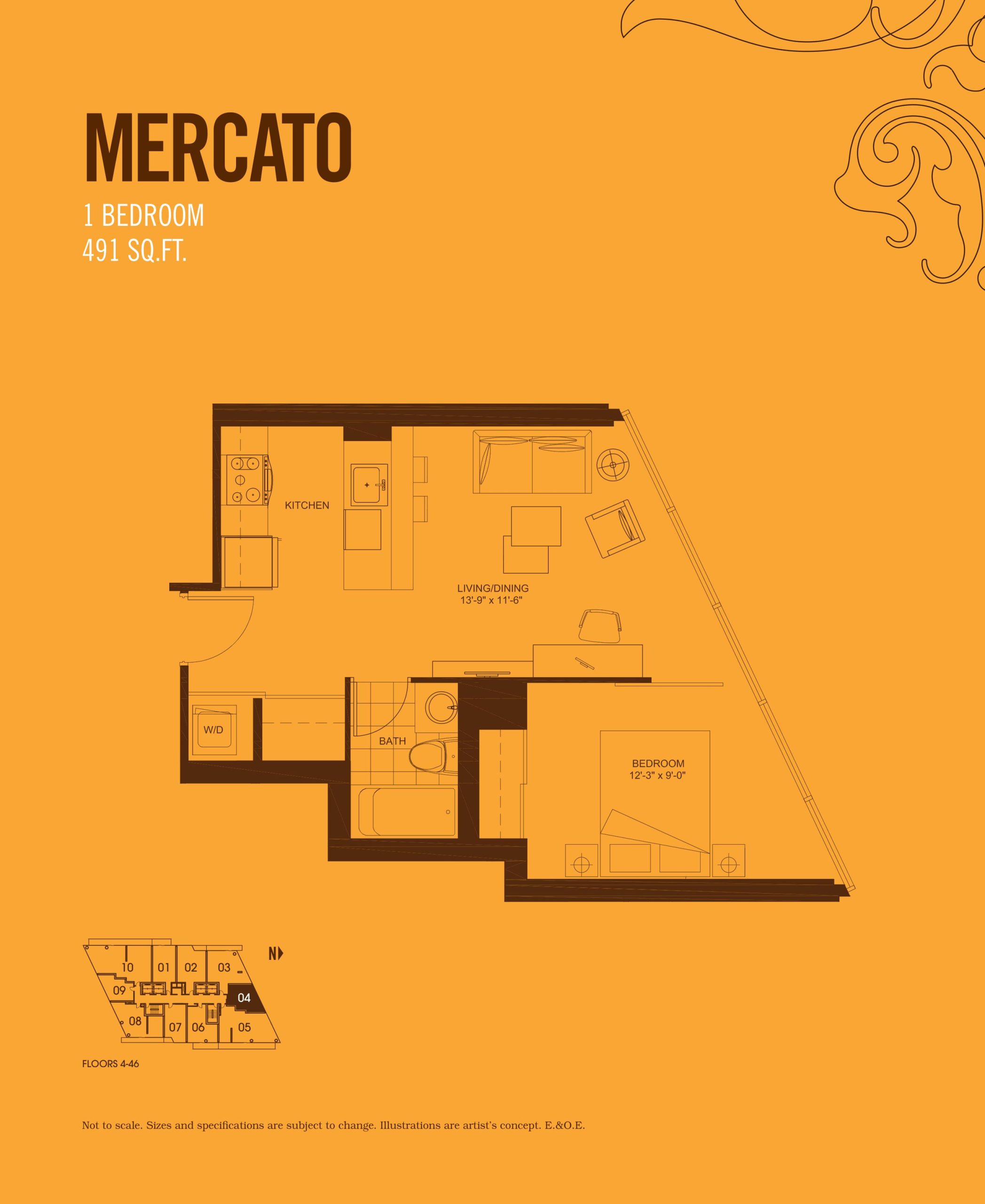 Mercato floor plan