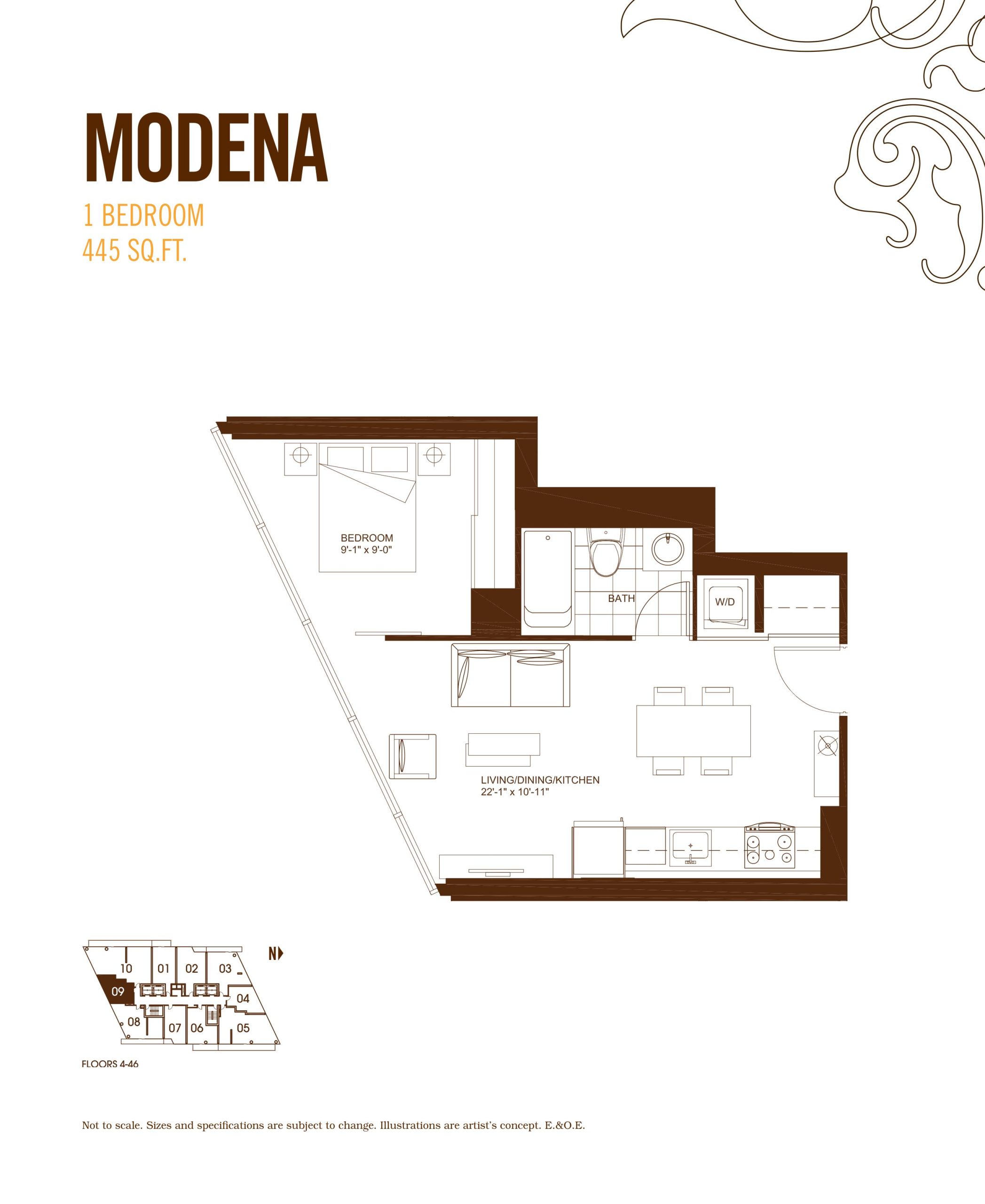 Modena floor plan