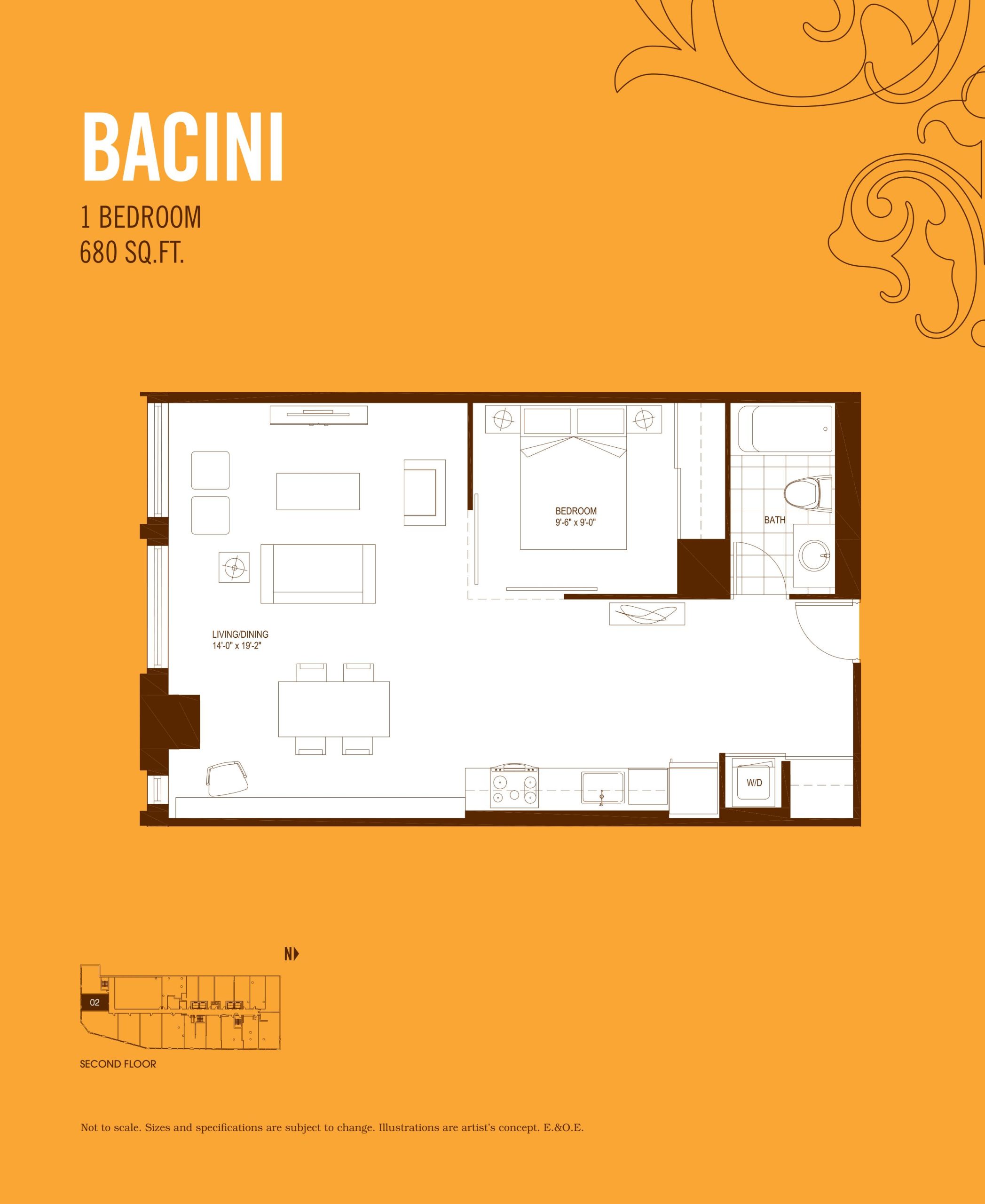 Bacini floor plan