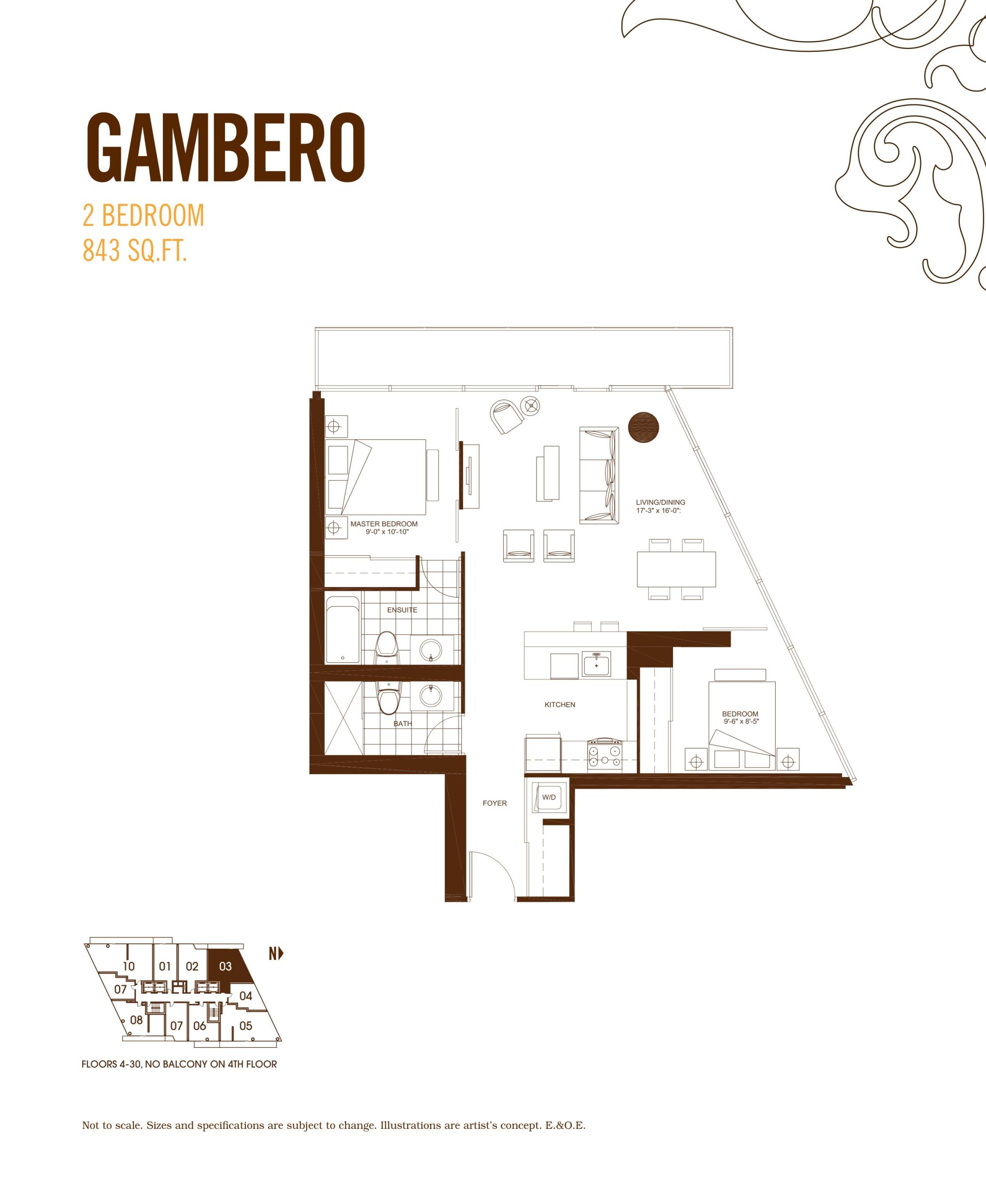 Gambero floor plan