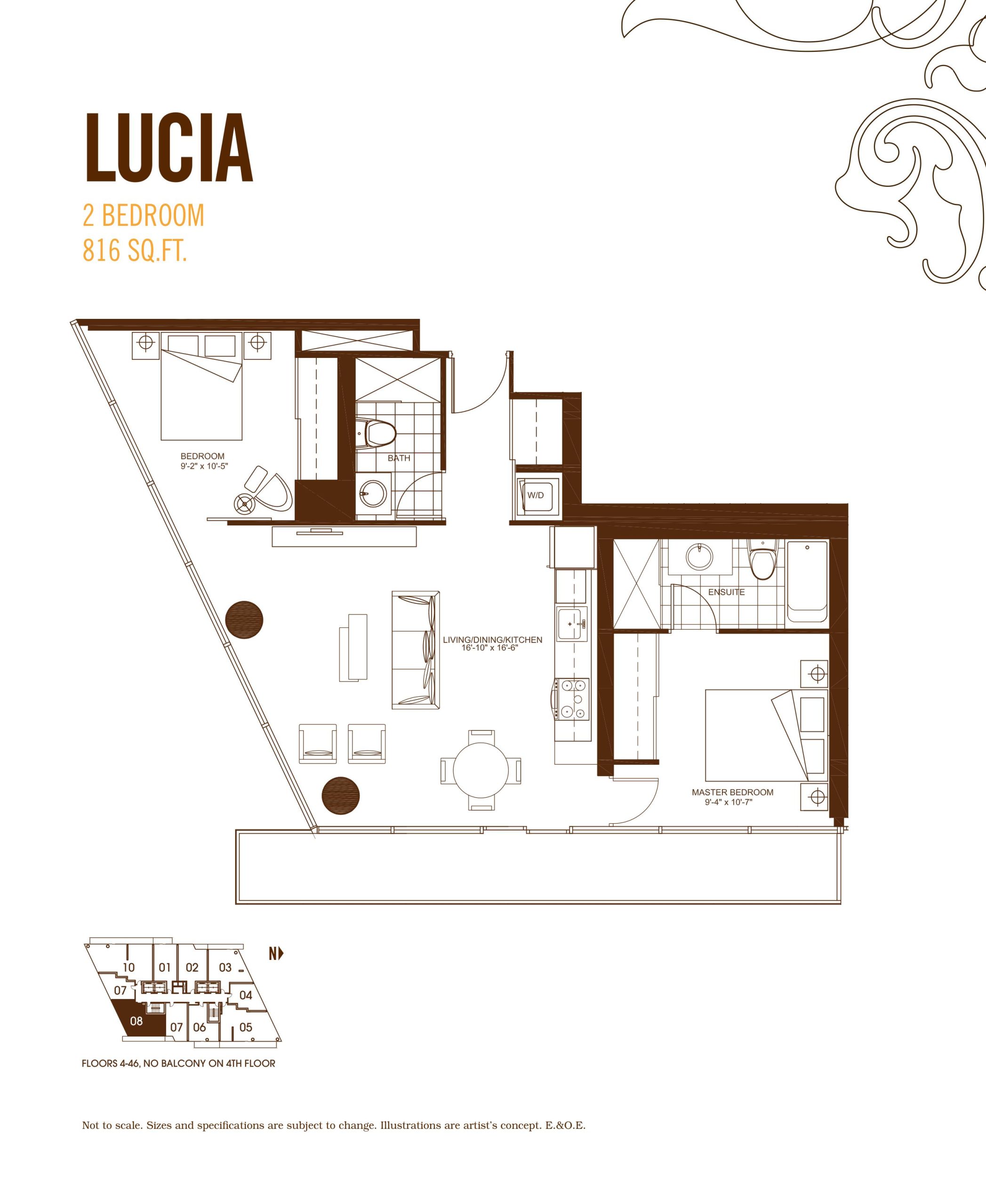 Lucia floor plan