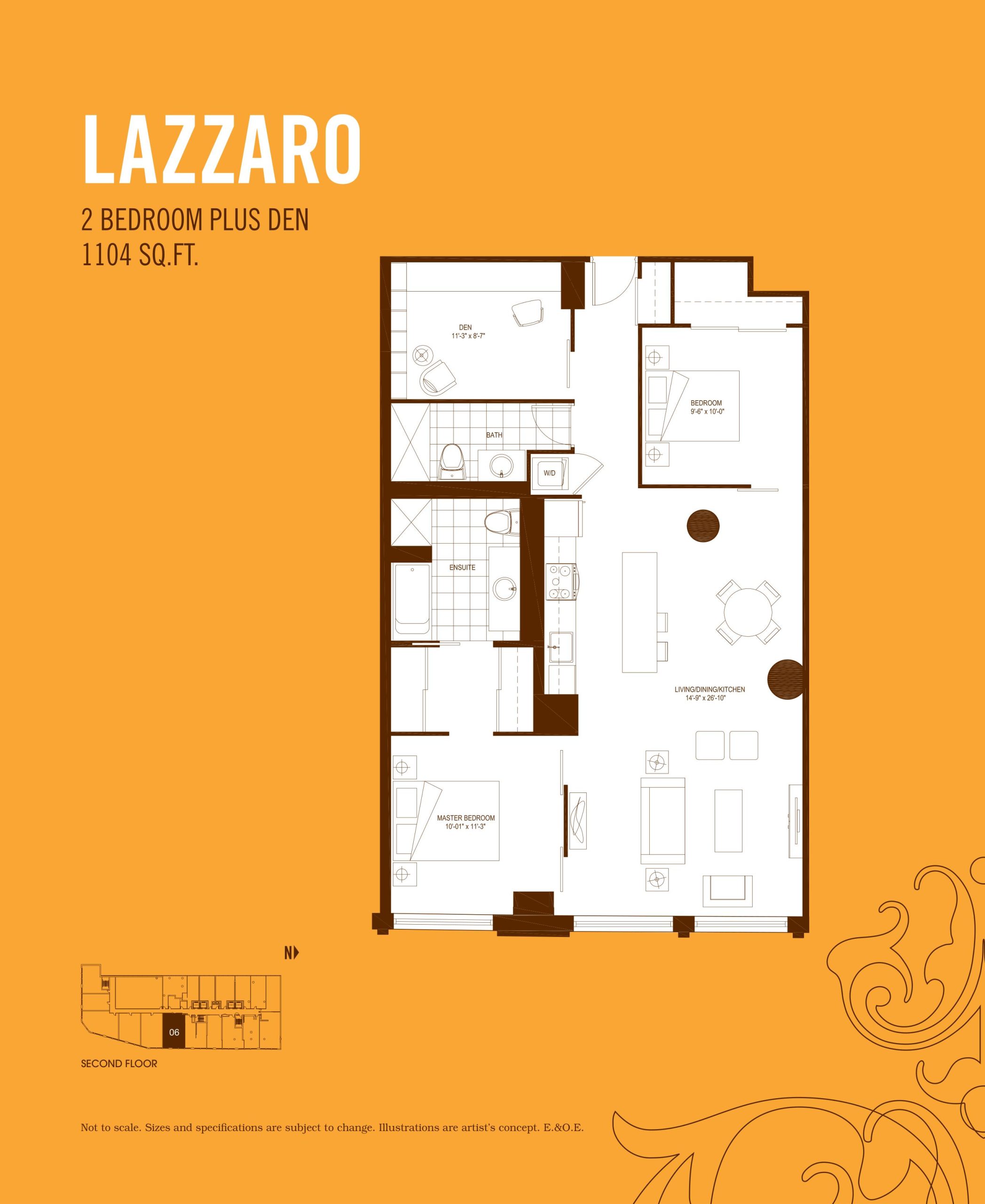 Lazzaro floor plan