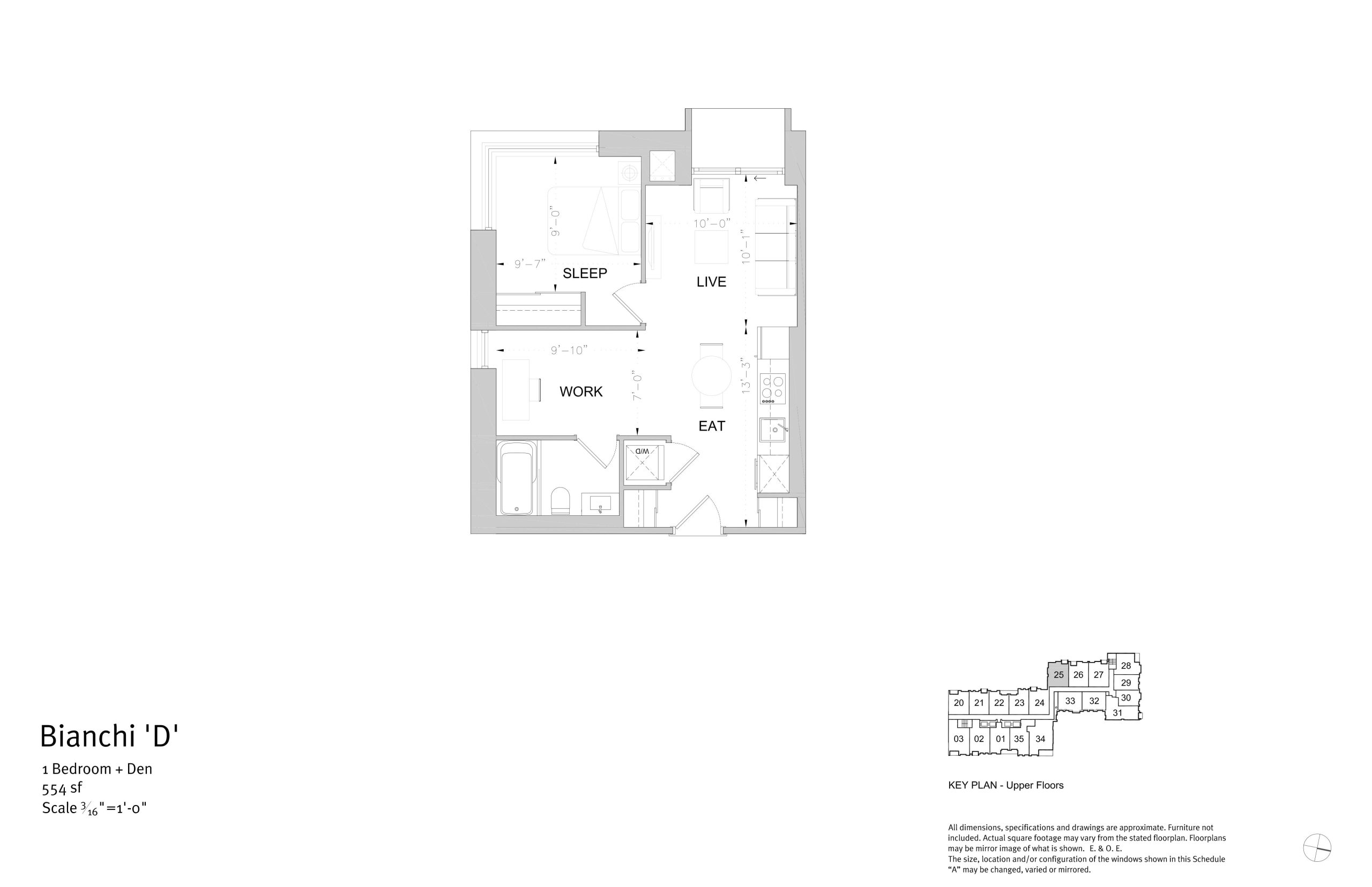 Bianchi 'D' floor plan