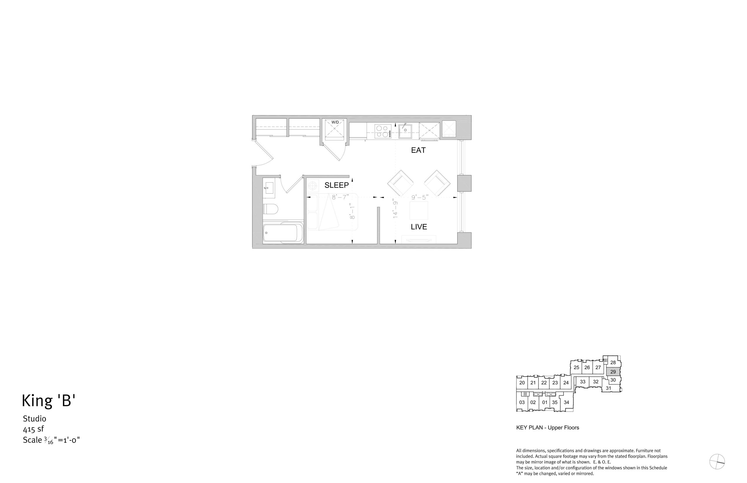 King 'B' floor plan