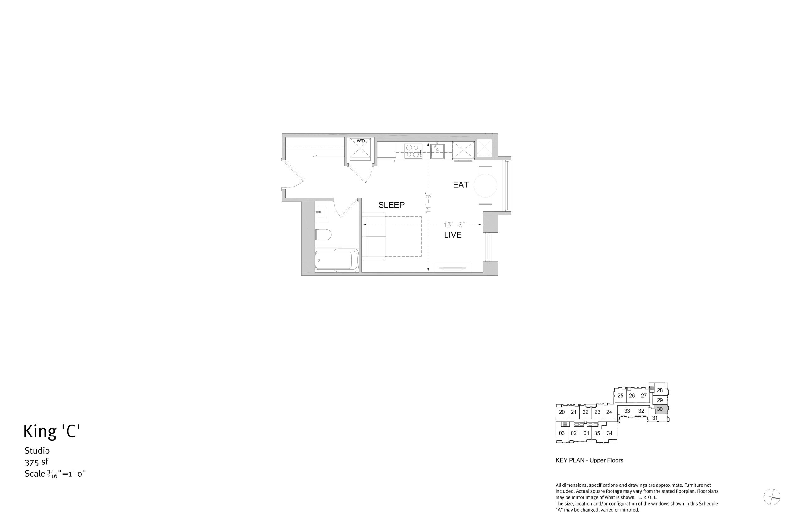 King 'C' floor plan