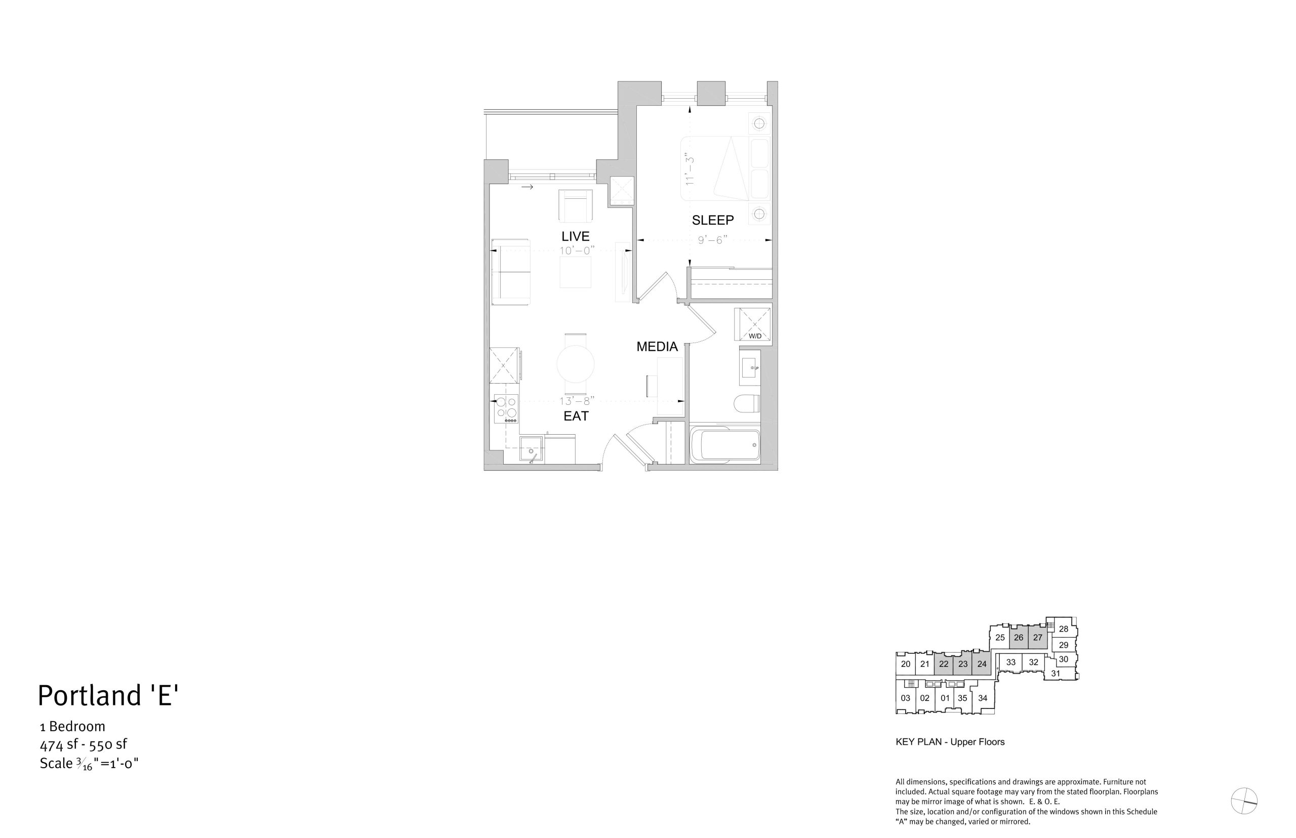 Portland 'E' floor plan