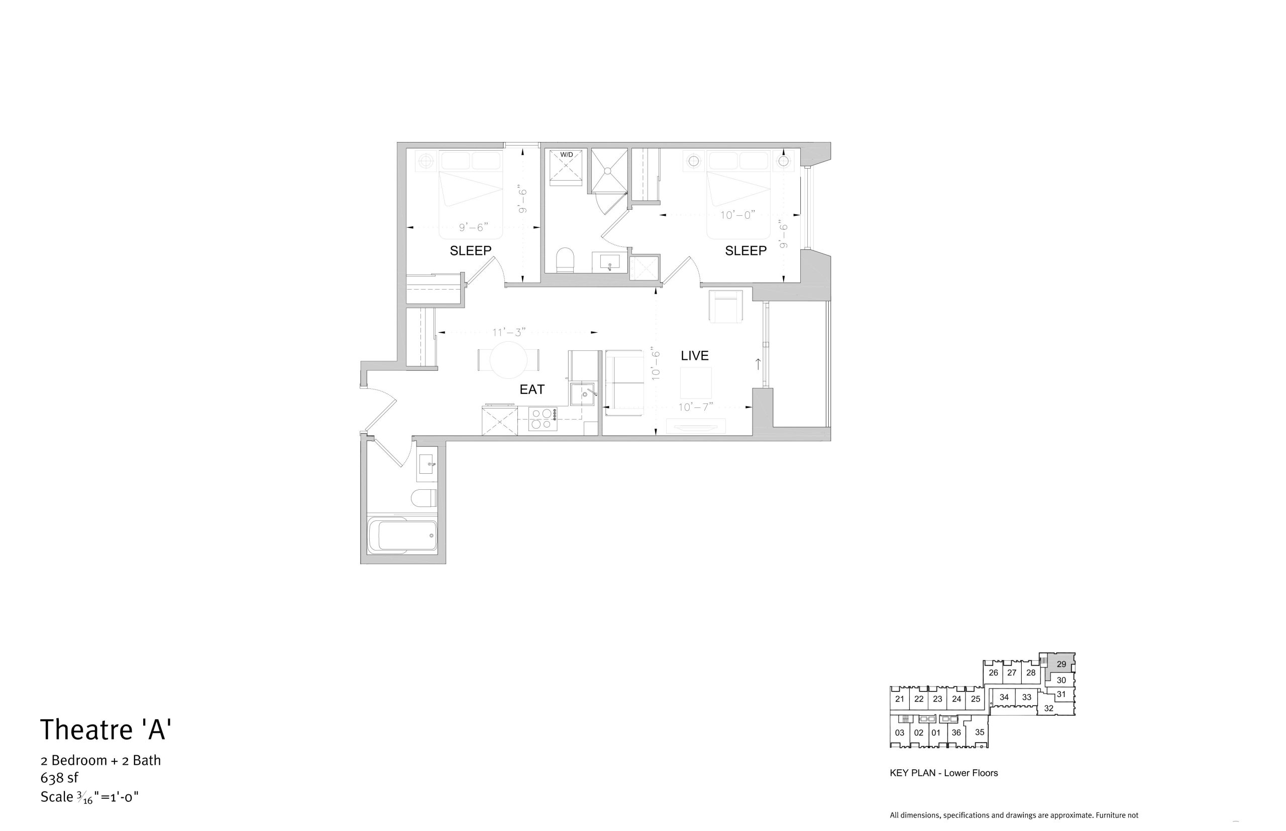 Theatre 'A' floor plan