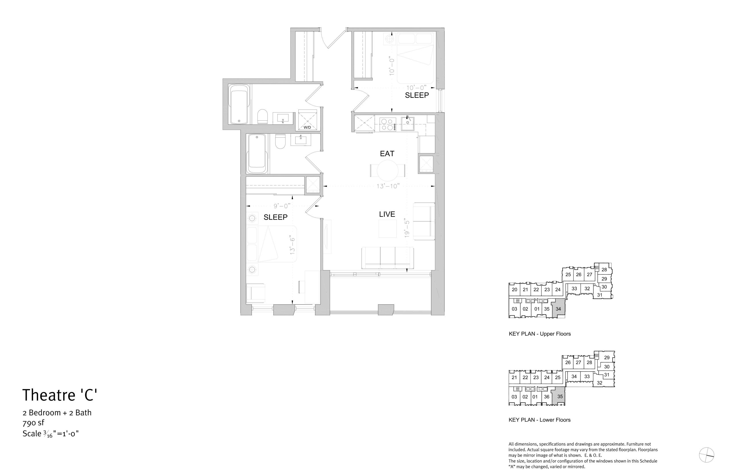 Theatre 'C' floor plan