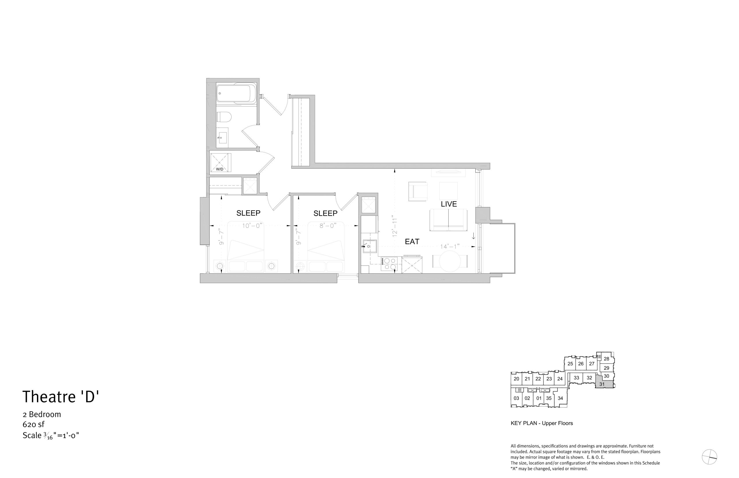 Theatre 'D' floor plan