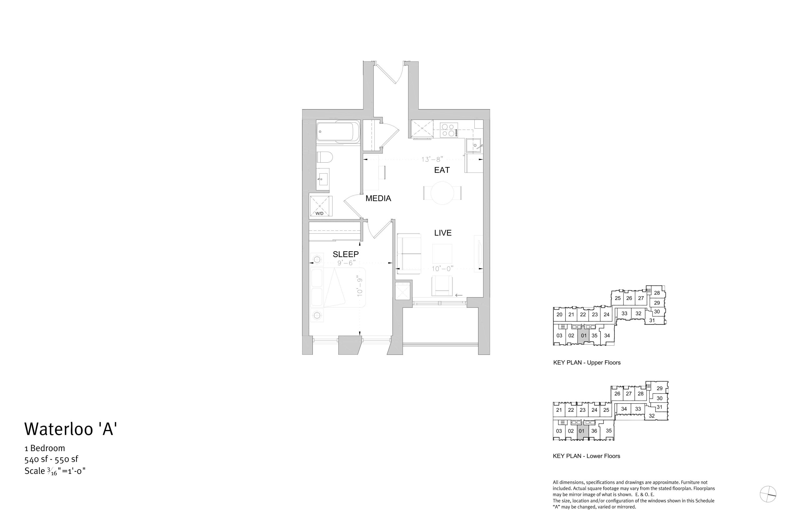 Waterloo 'A' floor plan
