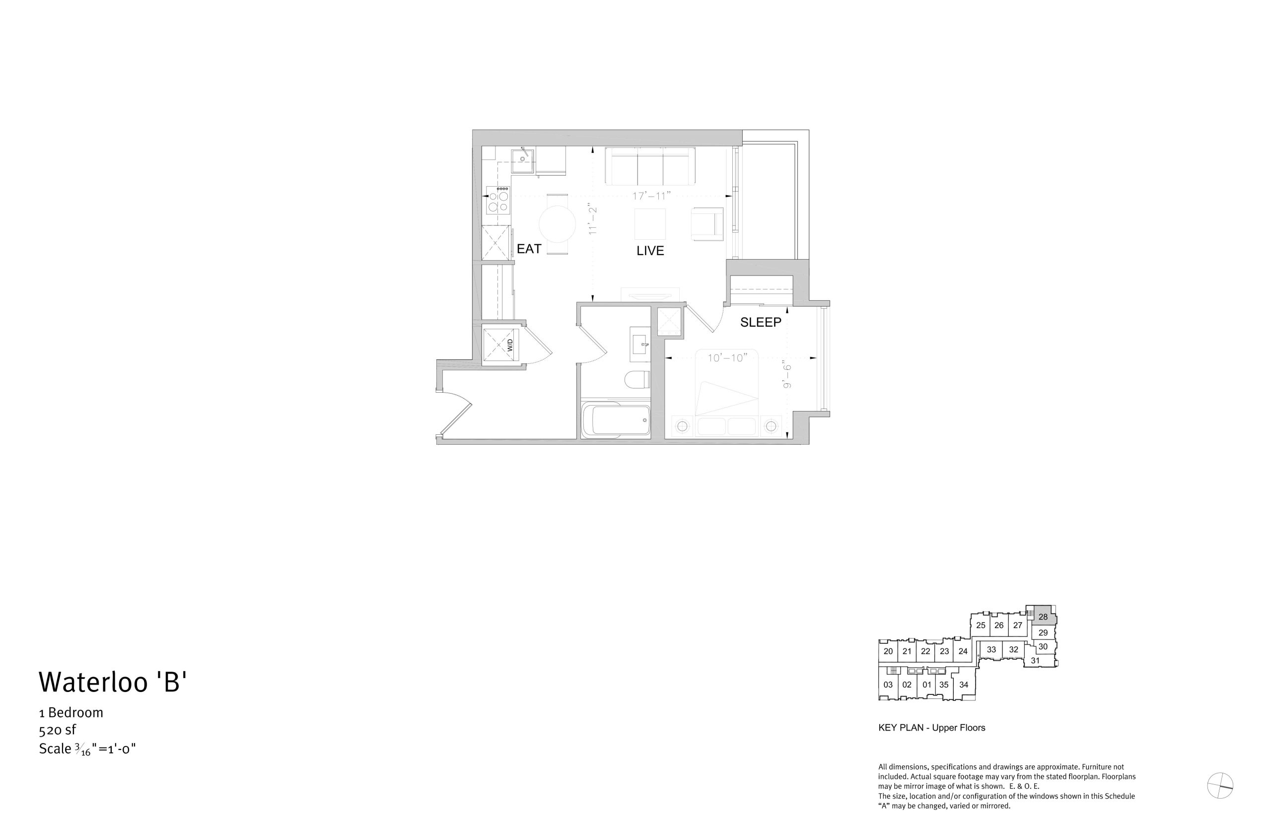 Waterloo 'B' floor plan