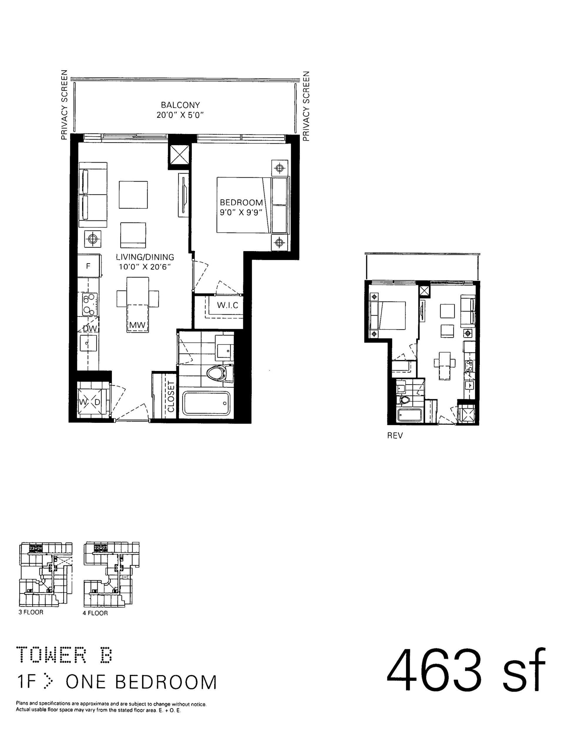 1F - Tower B floor plan