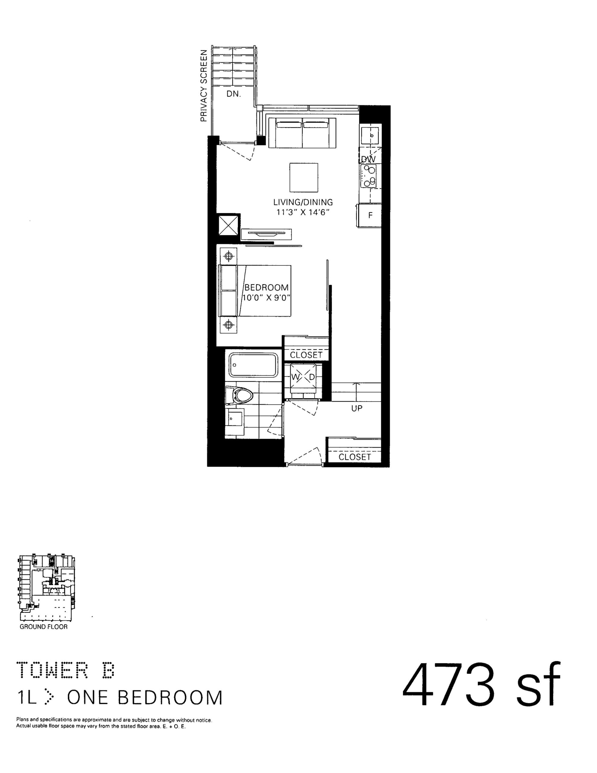1L - Tower B floor plan
