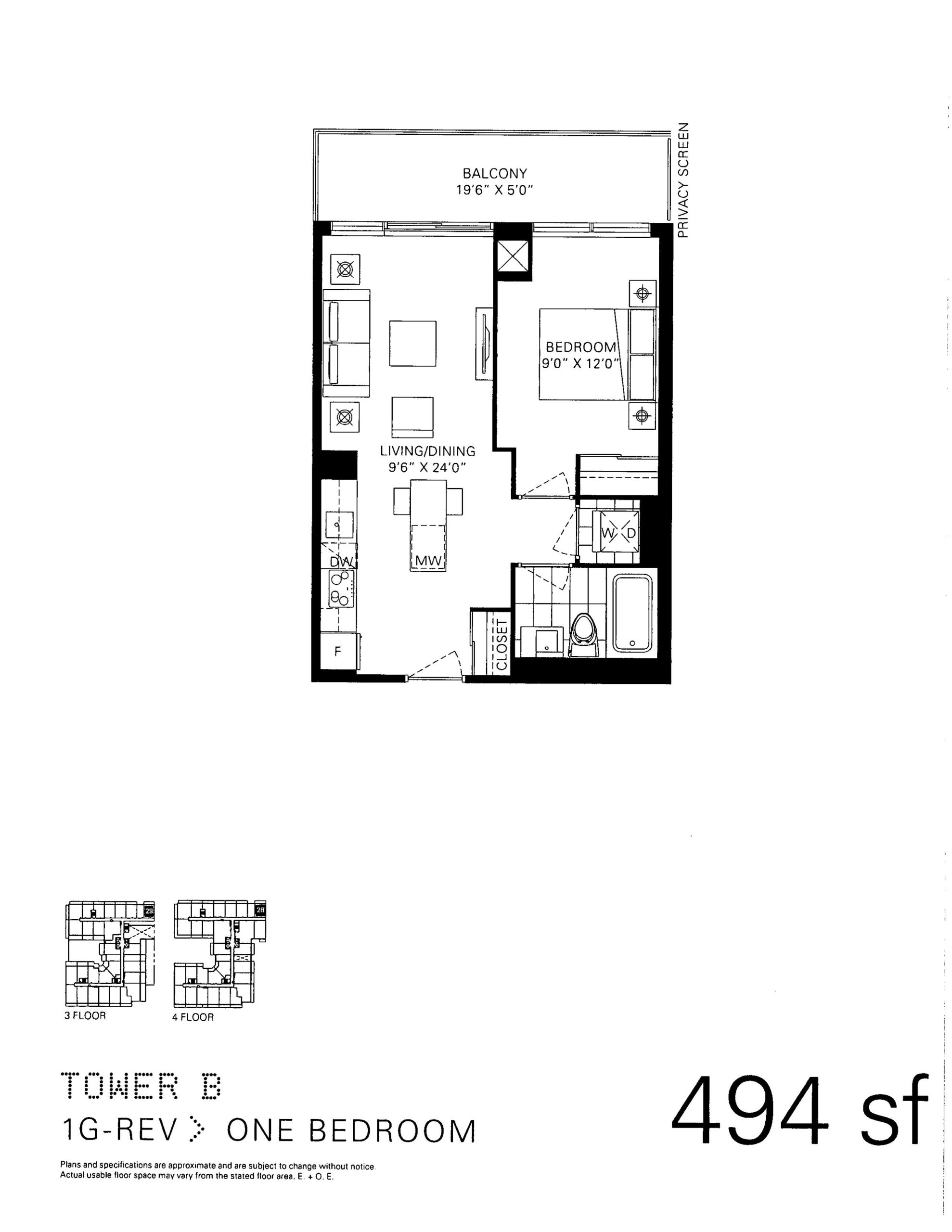 1G-Rev - Tower B floor plan