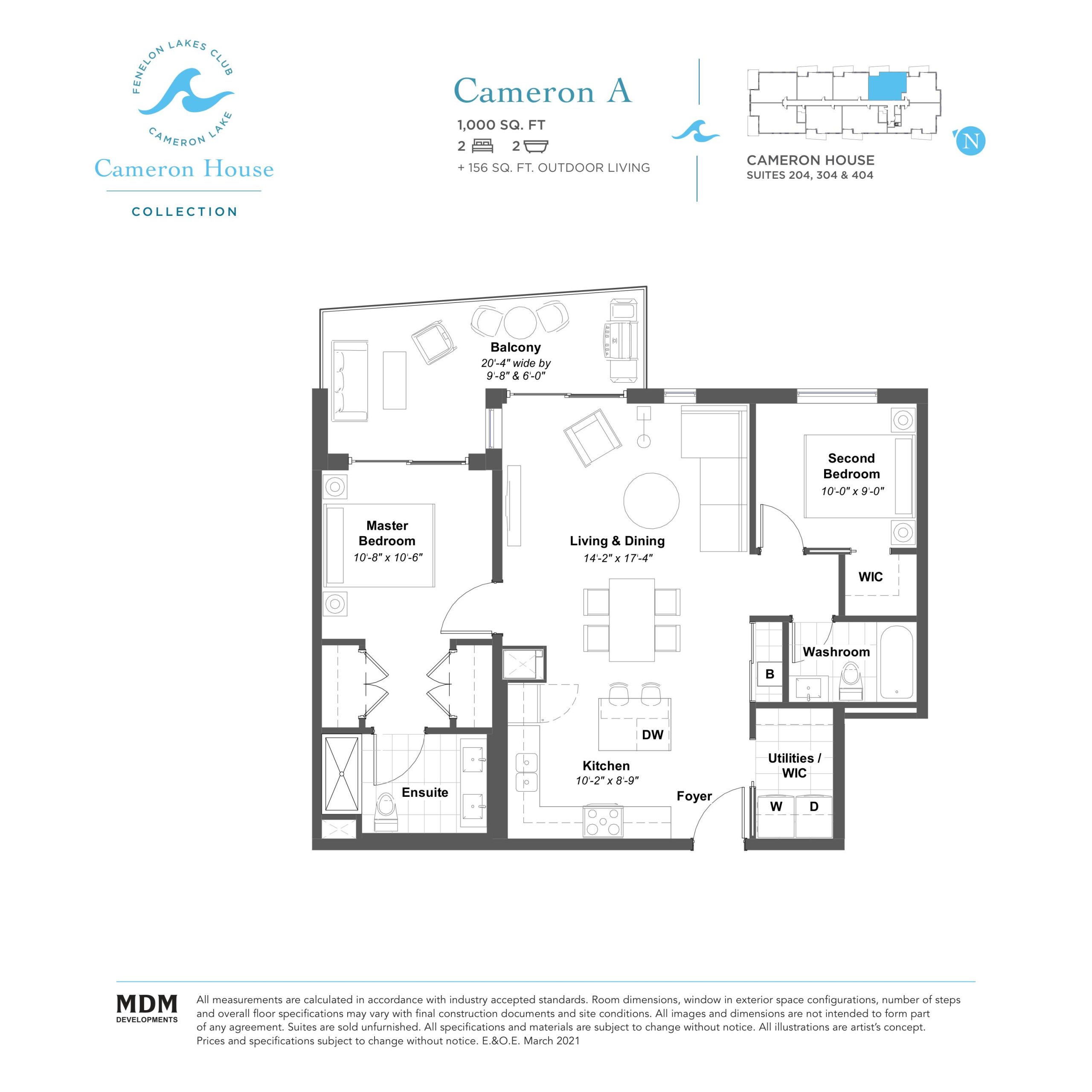 Cameron A floor plan
