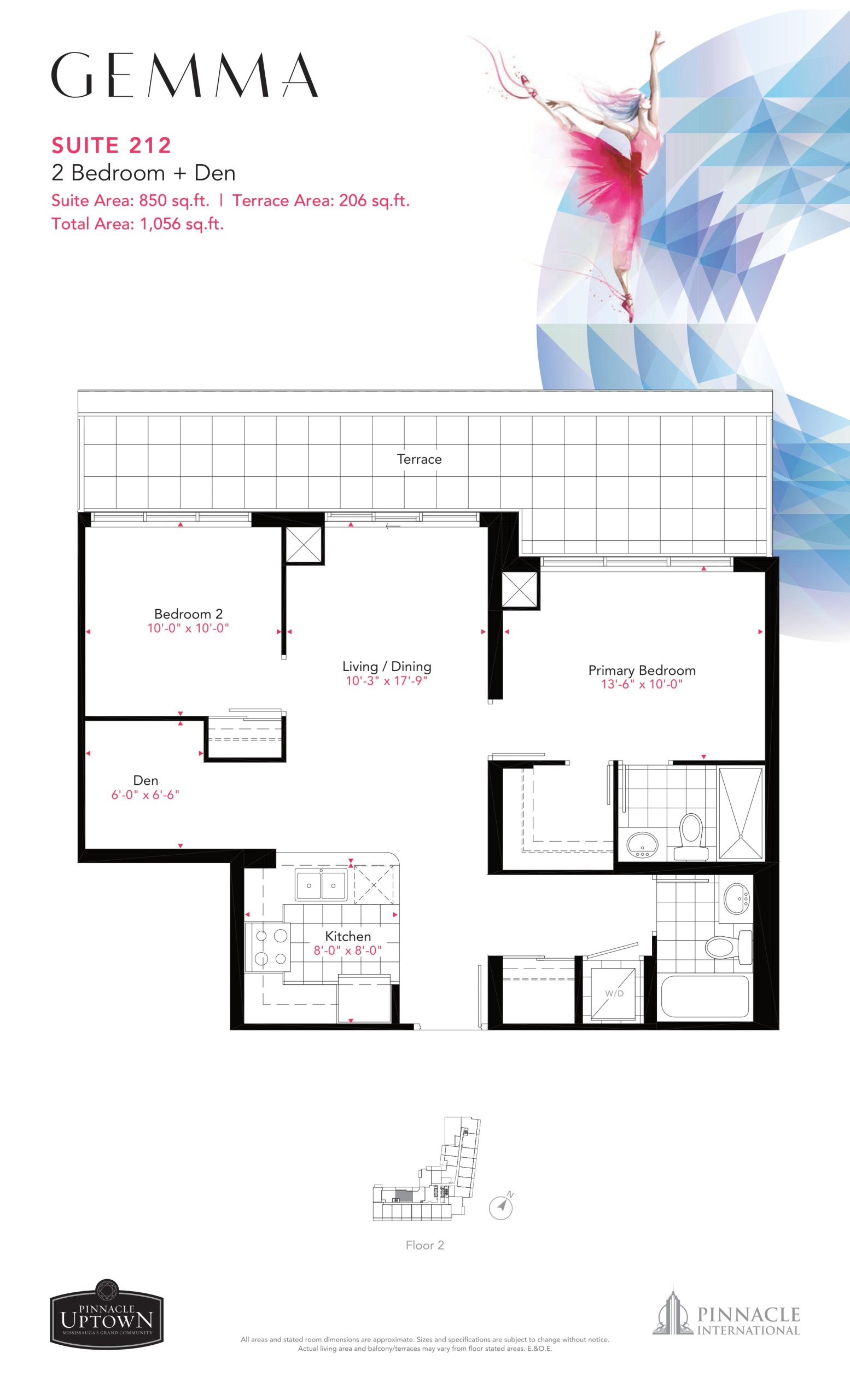 Suite 212 floor plan