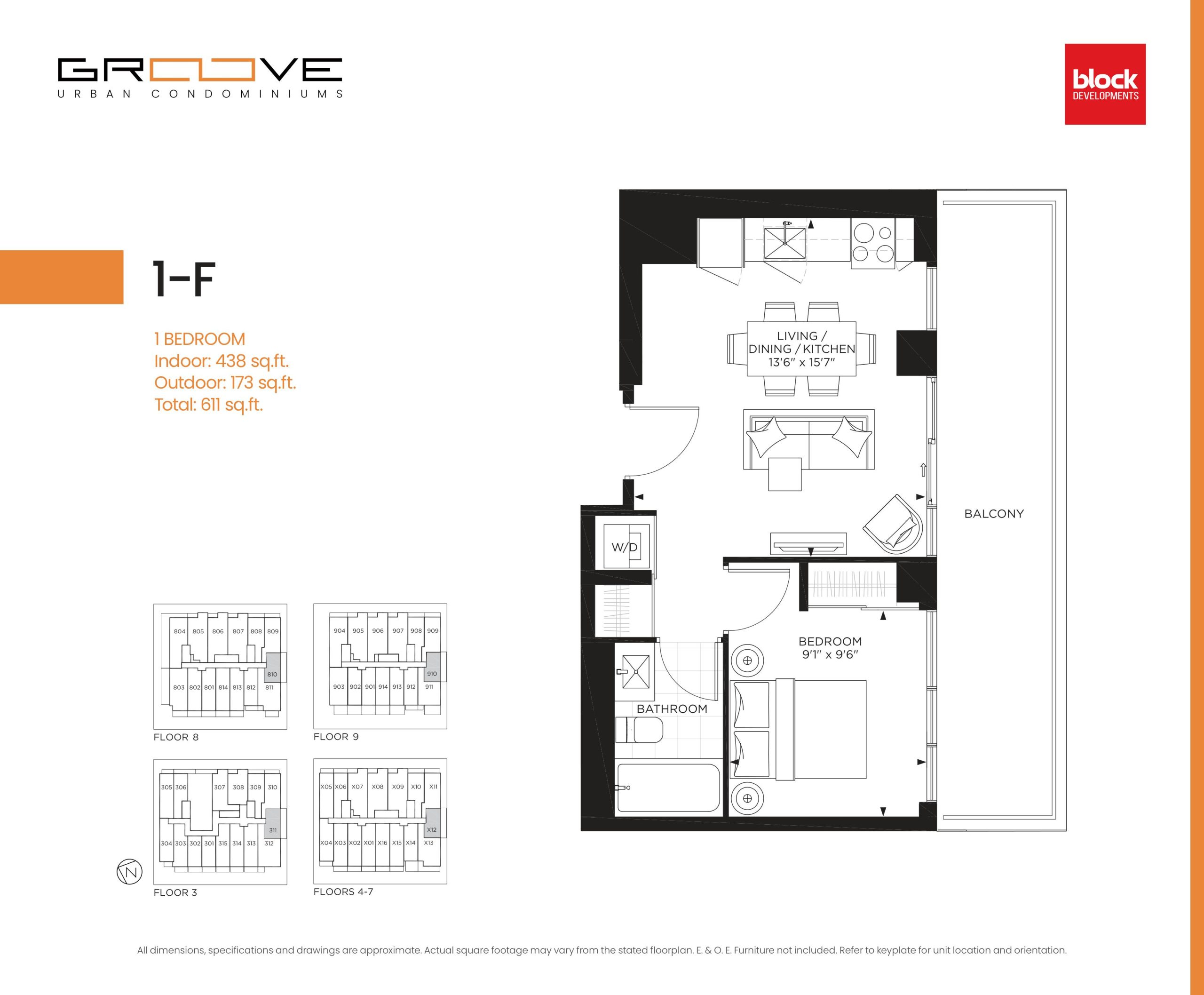 1-F floor plan