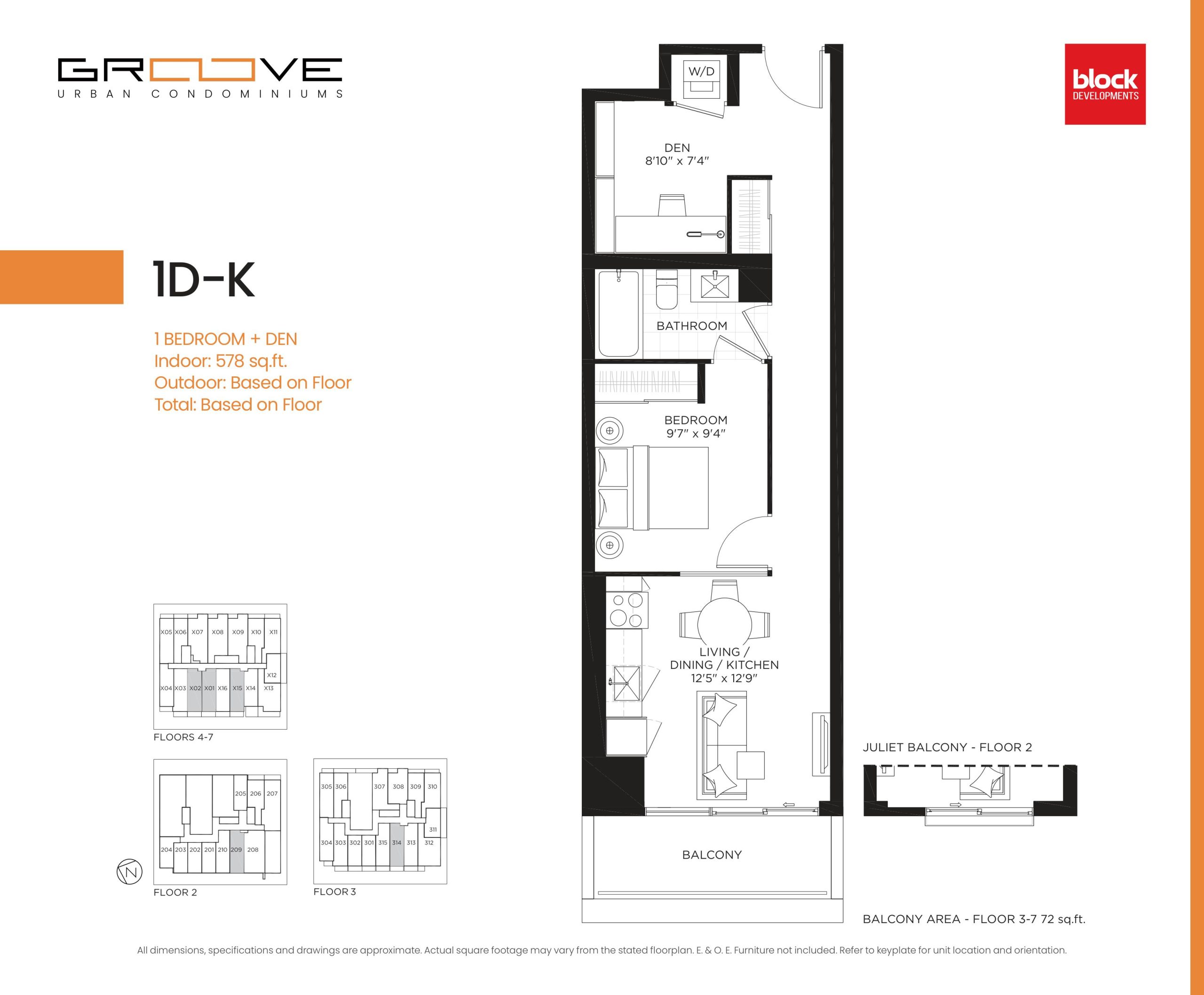 1D-K floor plan