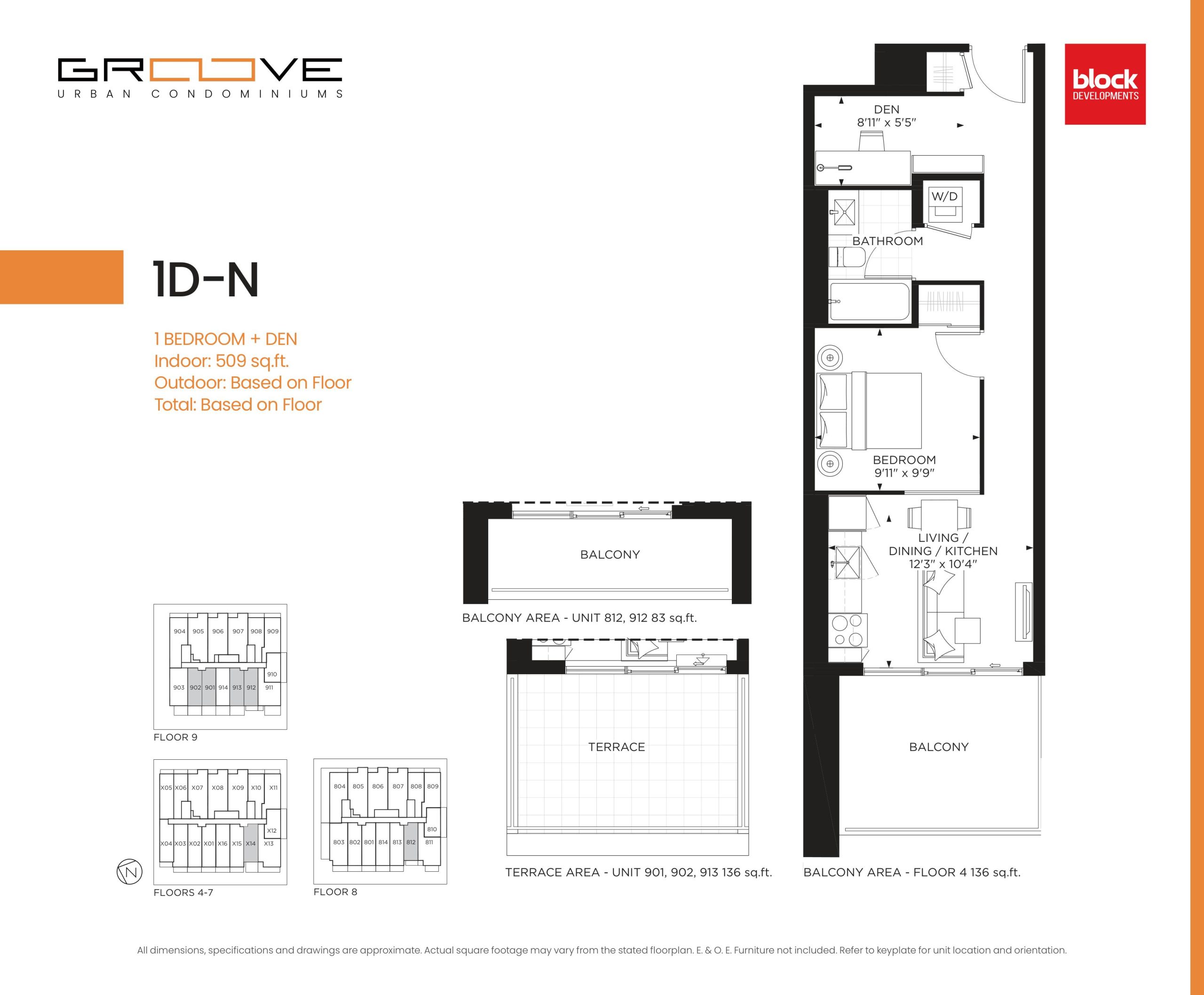 1D-N floor plan