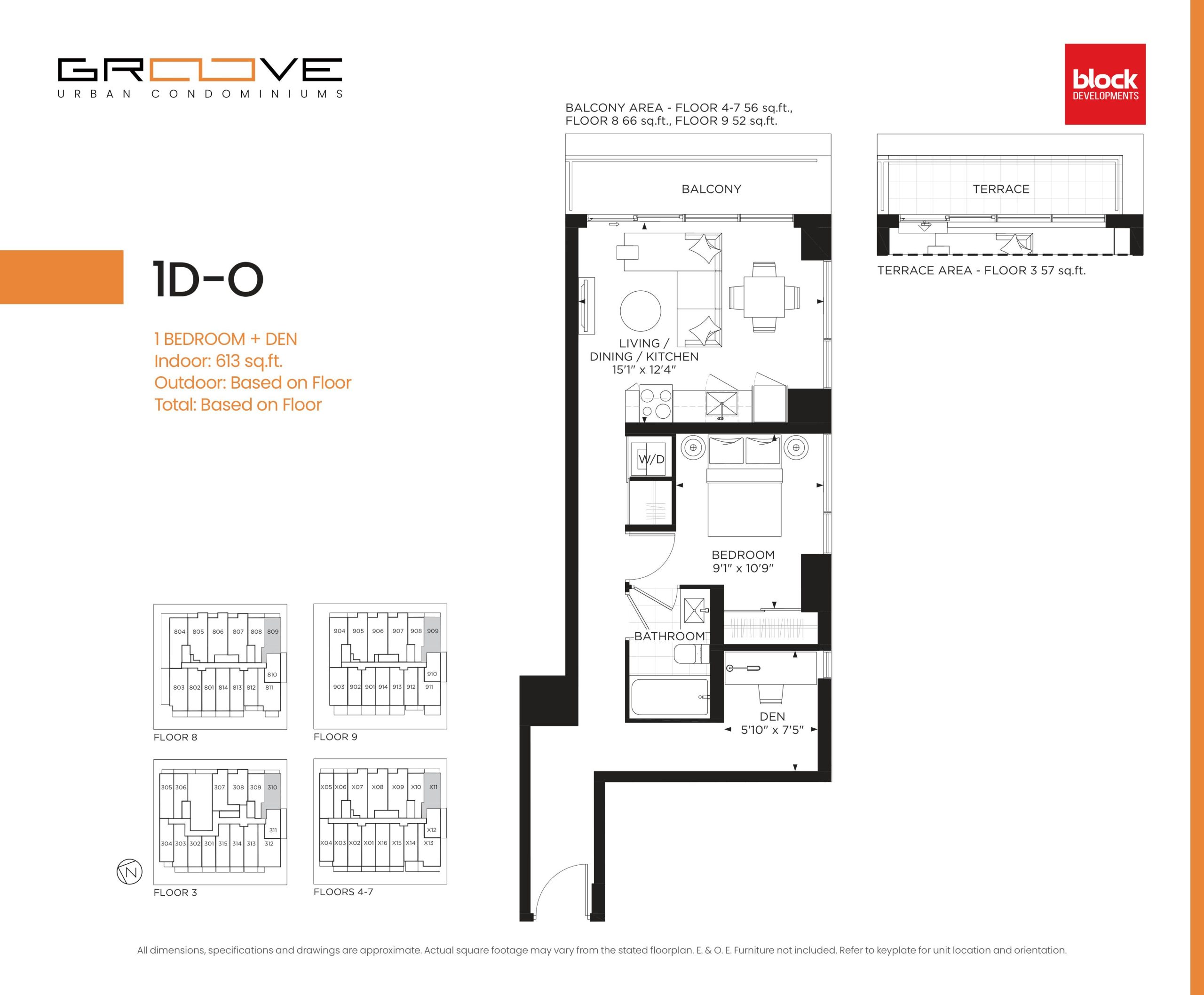1D-O floor plan