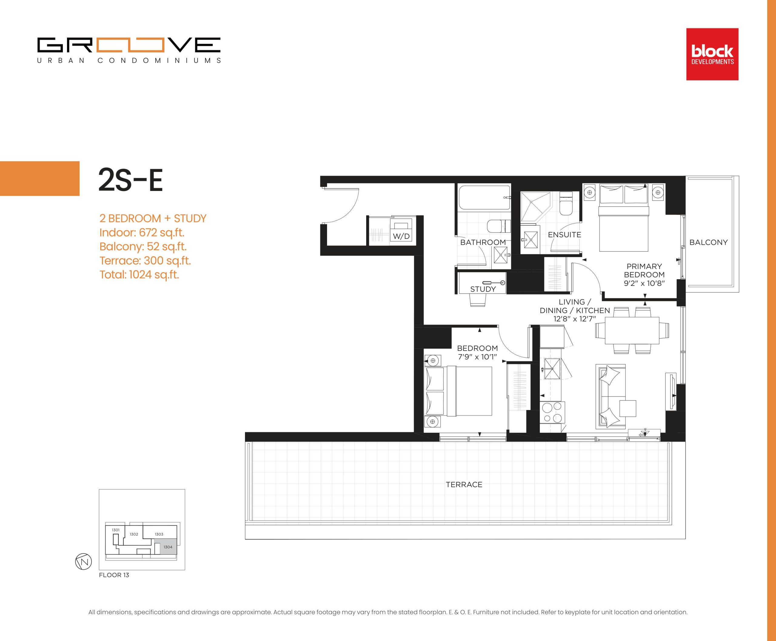 2S-E floor plan