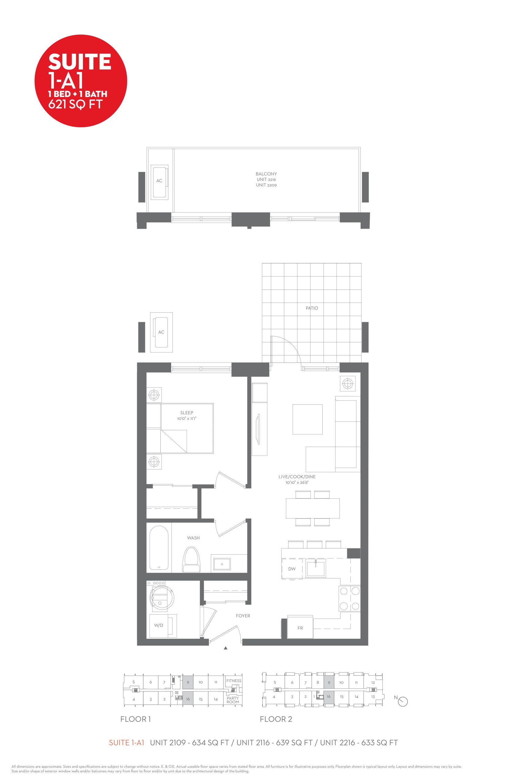 Suite 1-A1 floor plan