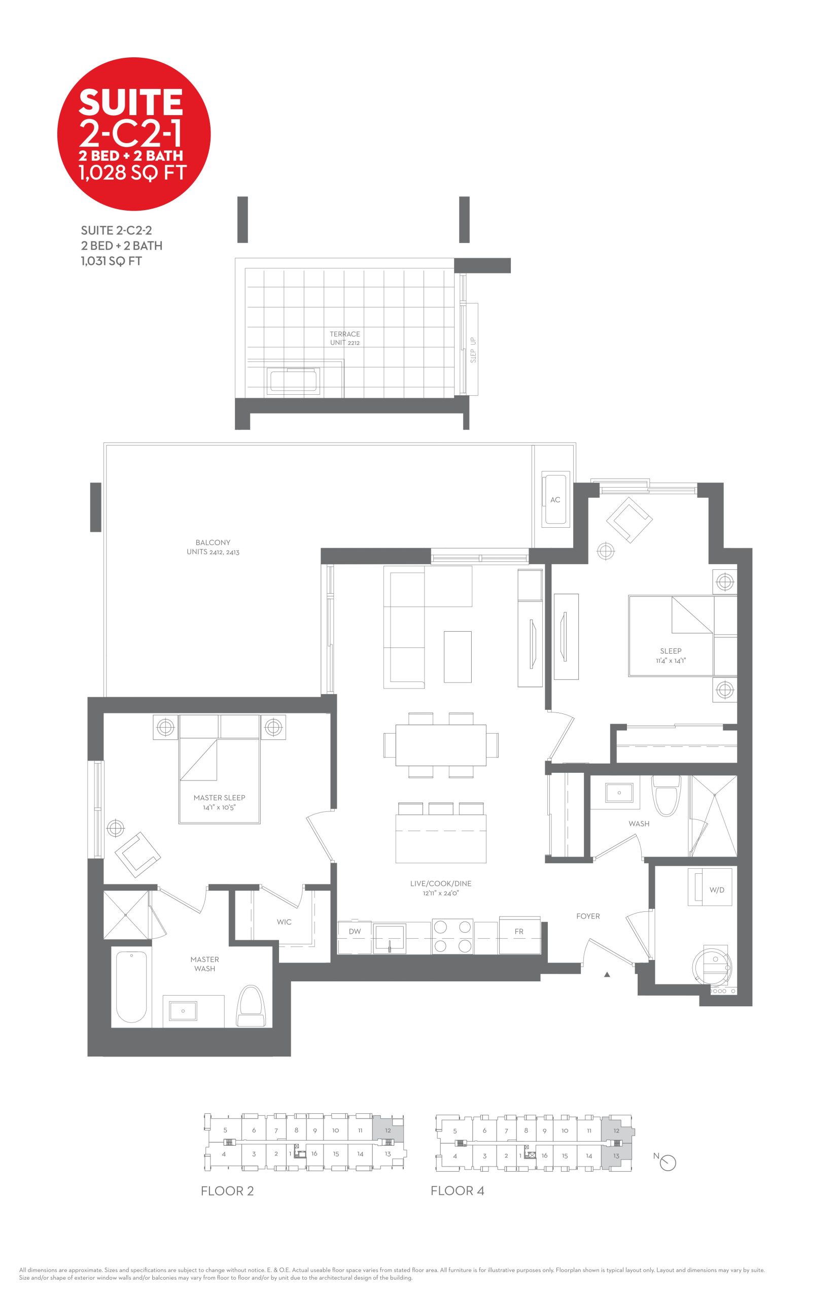 Suite 2-C2-1 floor plan
