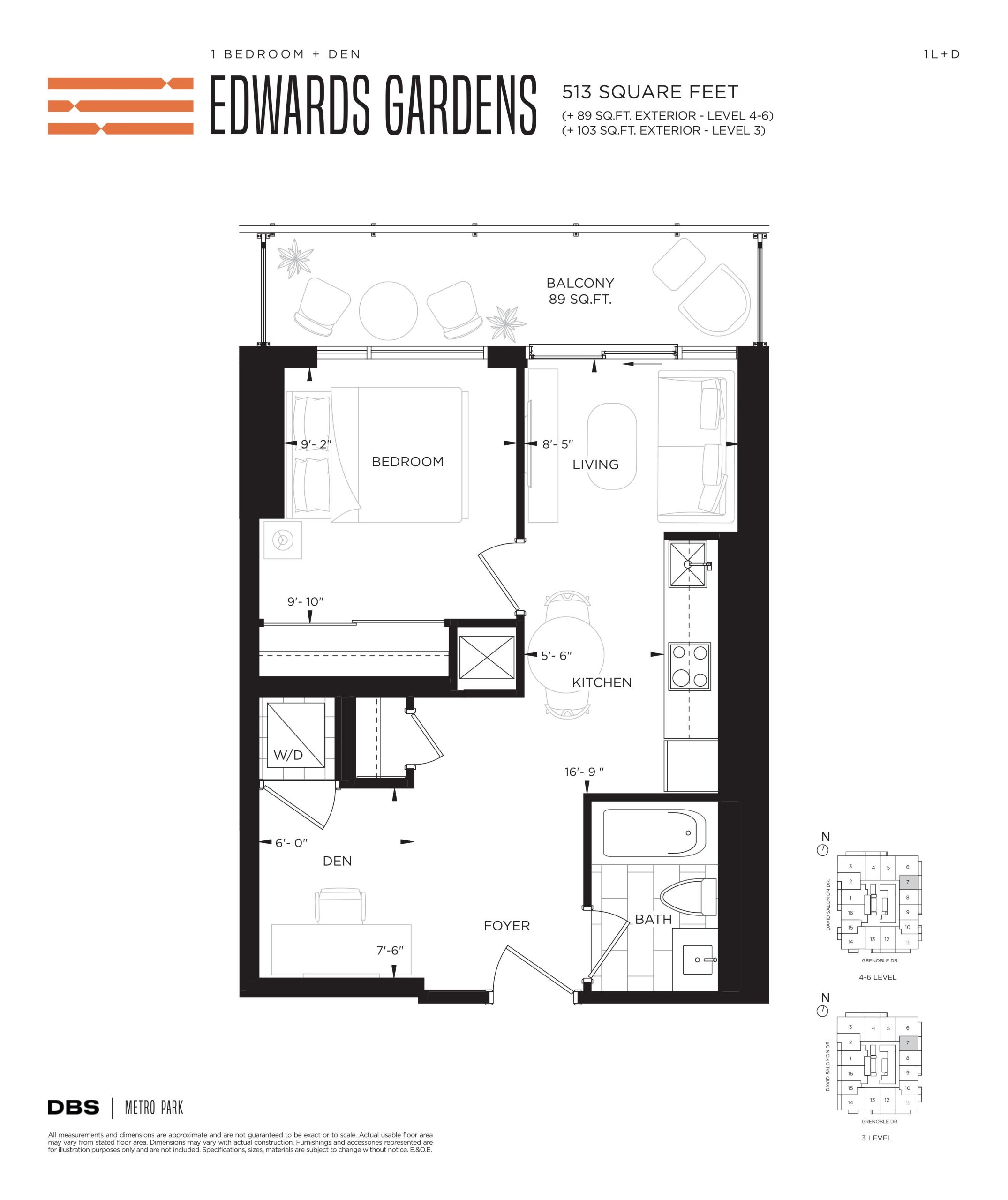 Edwards Gardens floor plan
