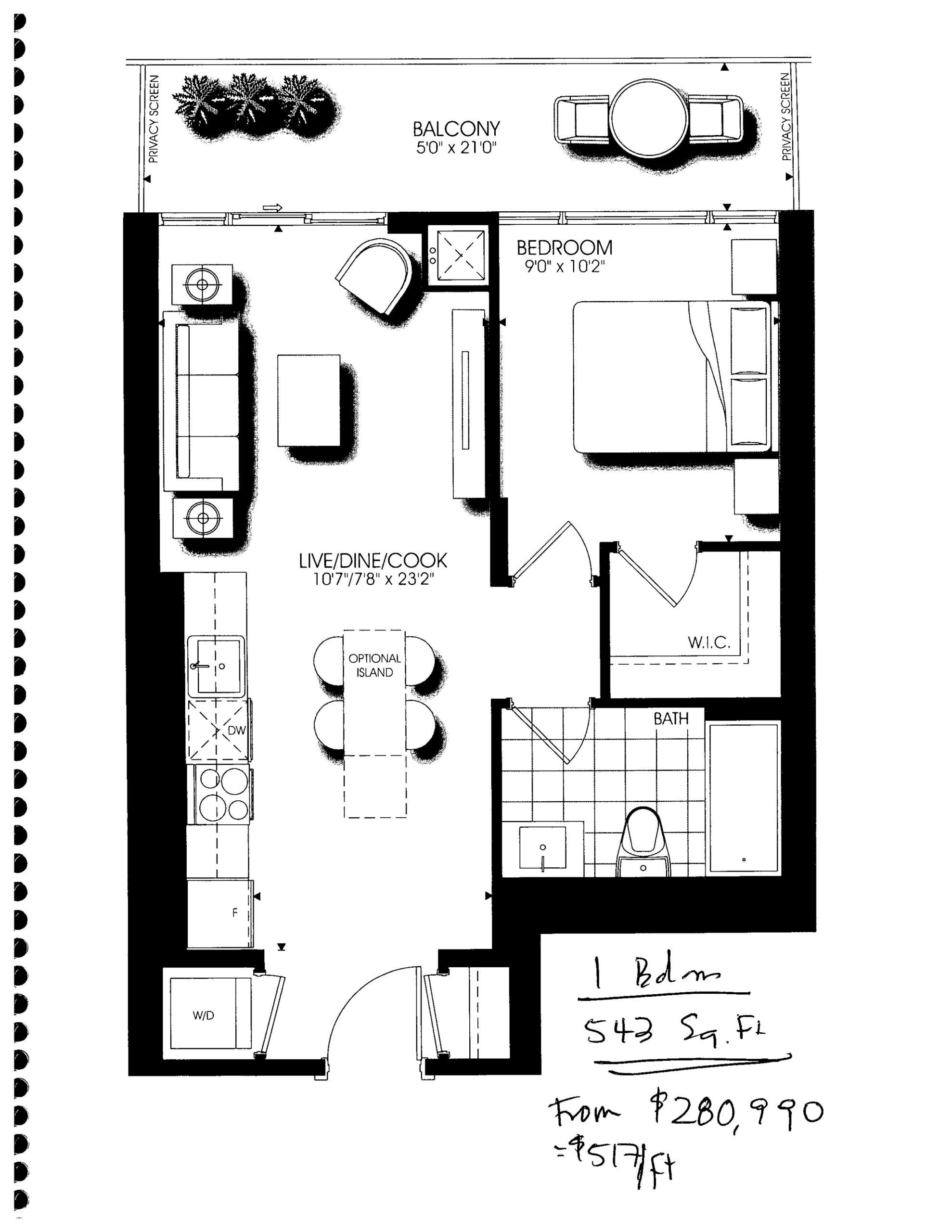 A543 floor plan